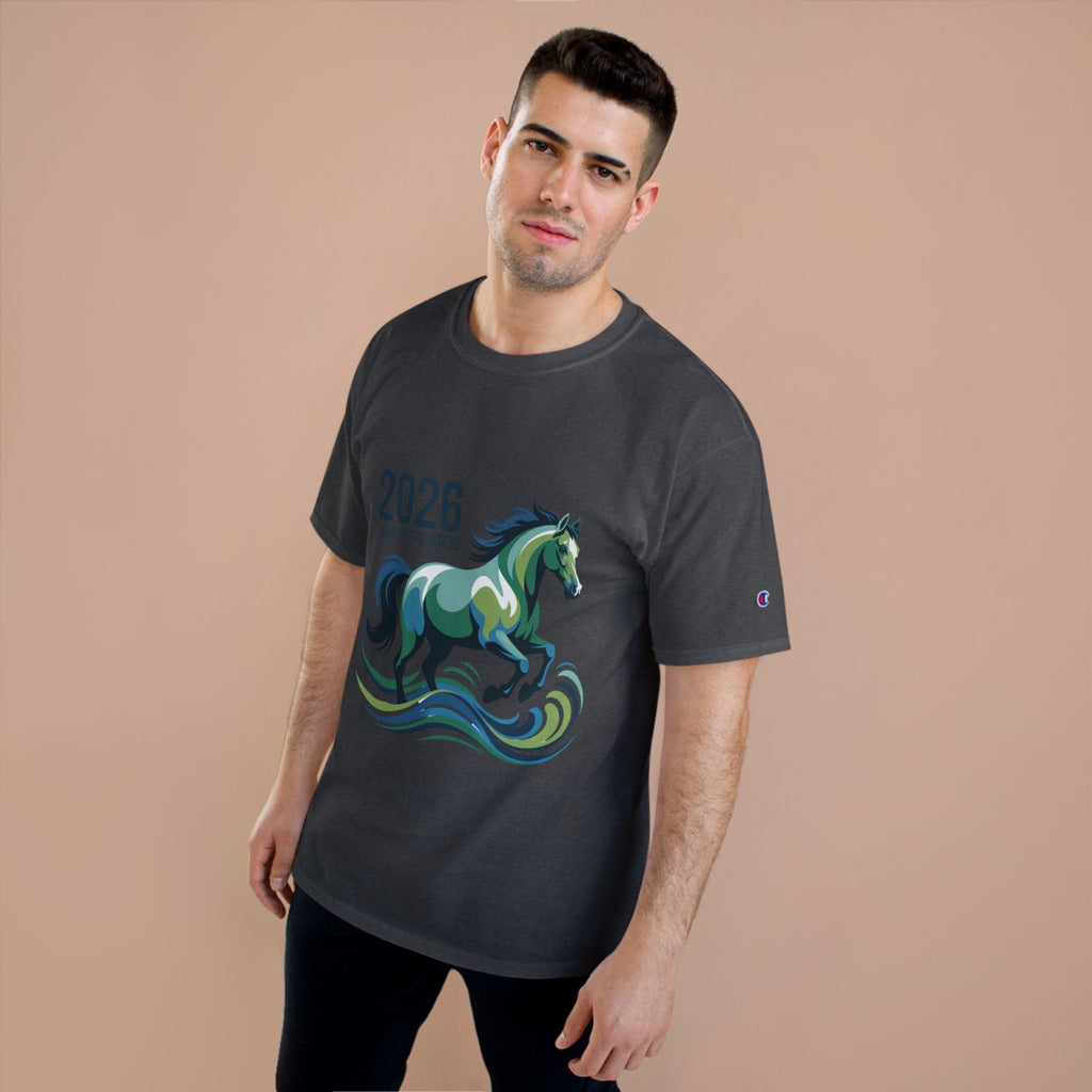 2026 Year of the Horse T-Shirt — Running Horse Graphic