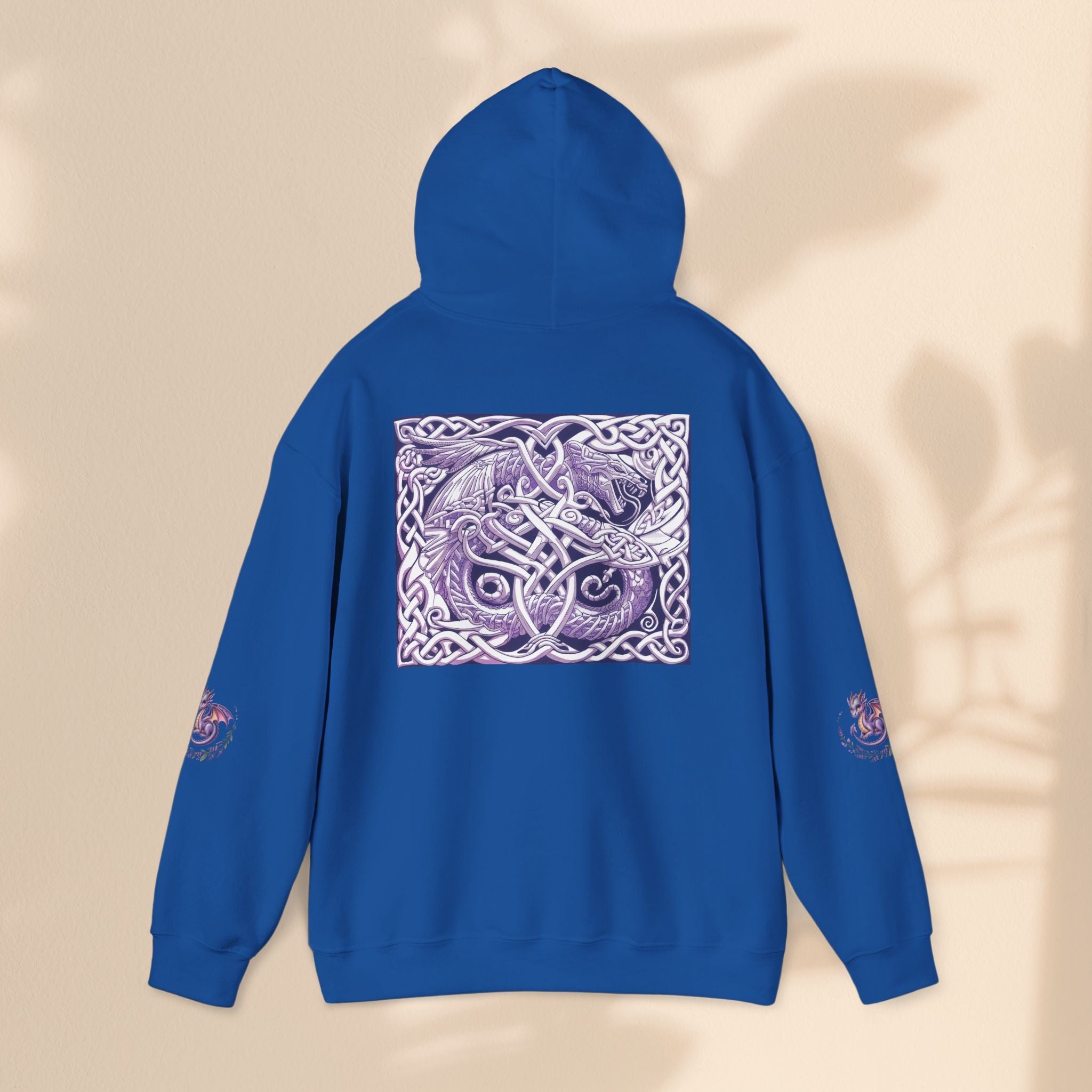 Celtic Dragon Hoodie, Gift for Fantasy Lovers