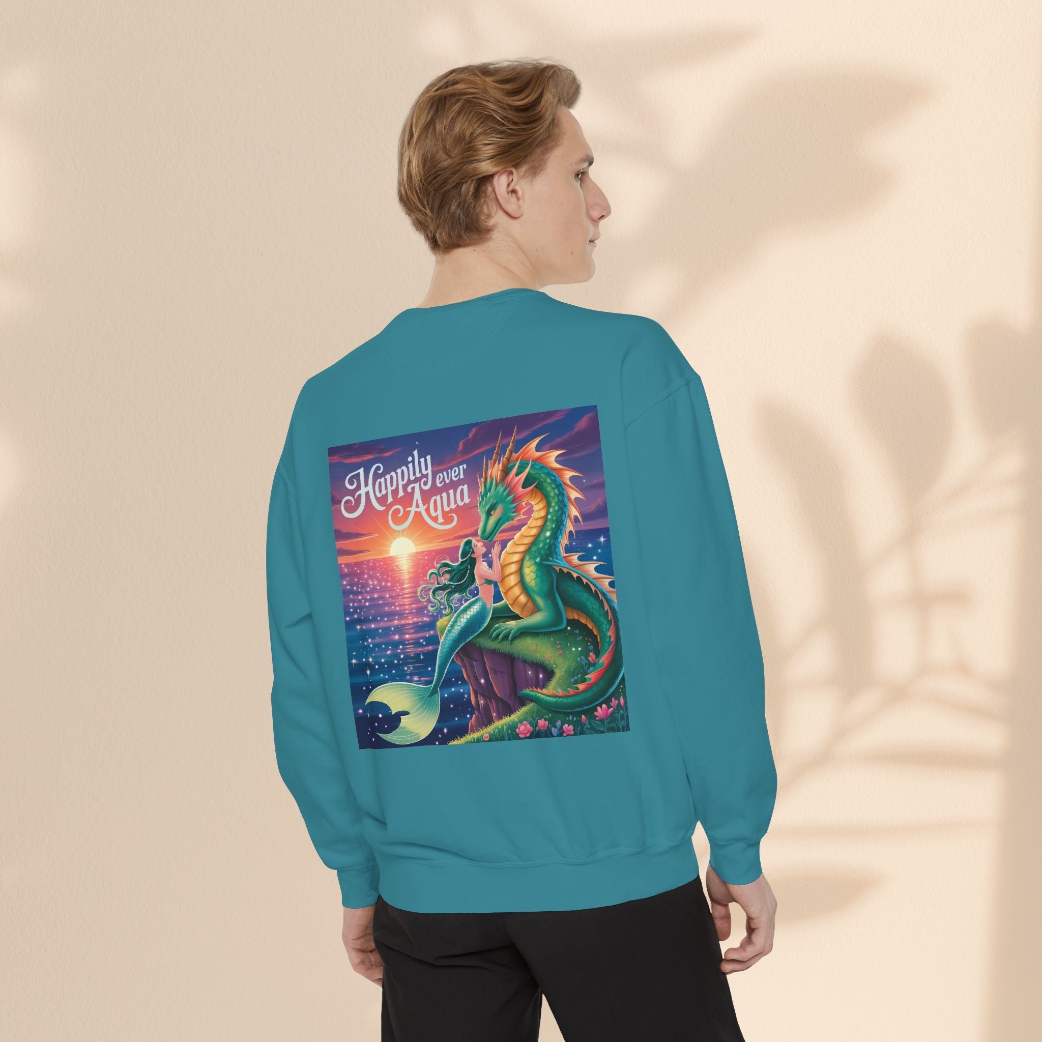 Happily Ever Aqua Sweatshirt, Unisex Garment-Dyed Pullover, Cozy Sweatshirt for Ocean Lovers, Ideal Gift for Fantasy Fans, Perfect for [...]