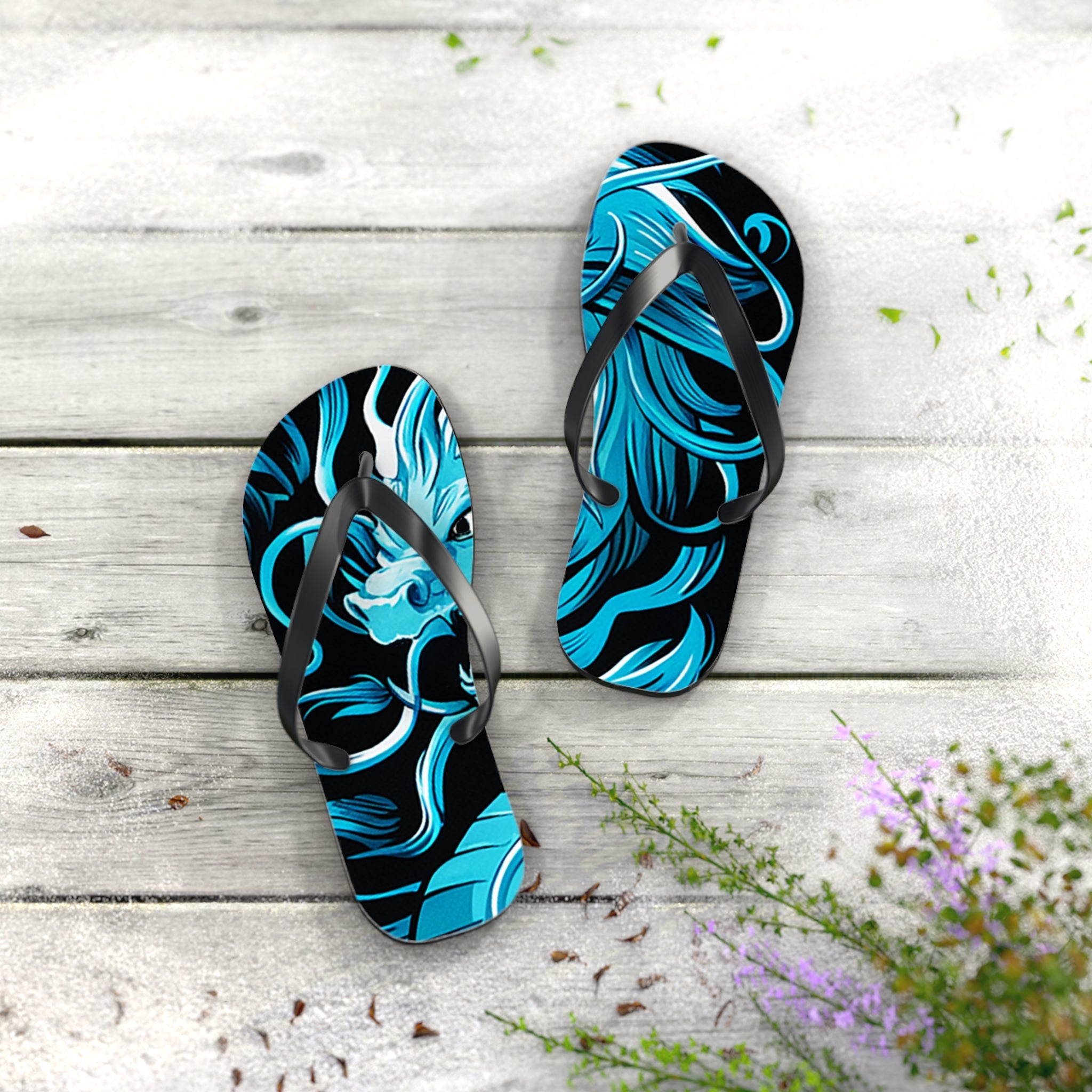 Majestic Reign Flip Flops – Royal Crown Beach Sandals