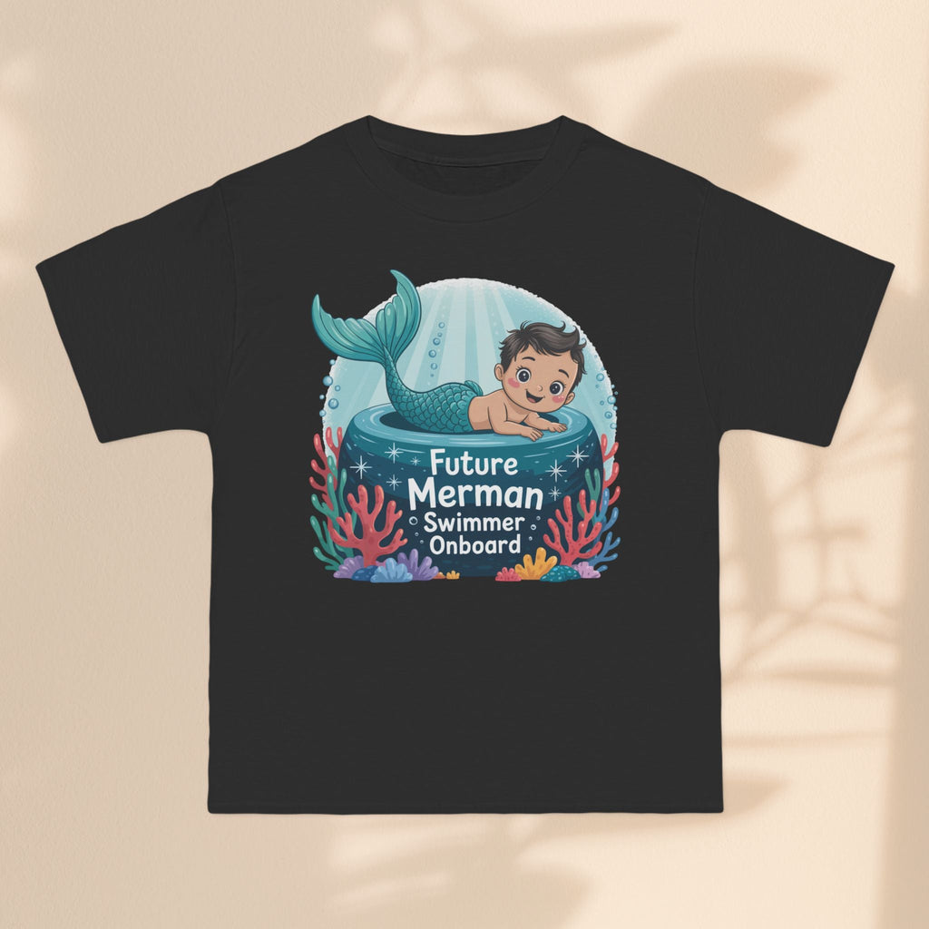 Future Merman Onboard Pregnancy T-Shirt - Cute Ocean-Themed Shirt for Moms To Be