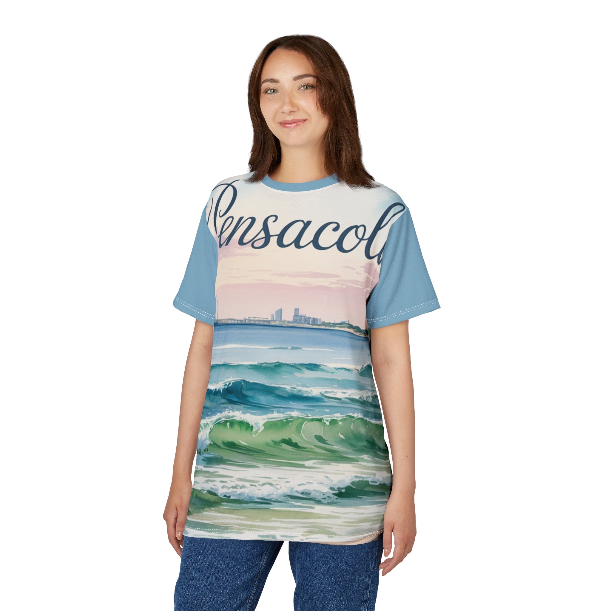 Beach Vibes Unisex Cut & Sew Tee - Pensacola Ocean Design