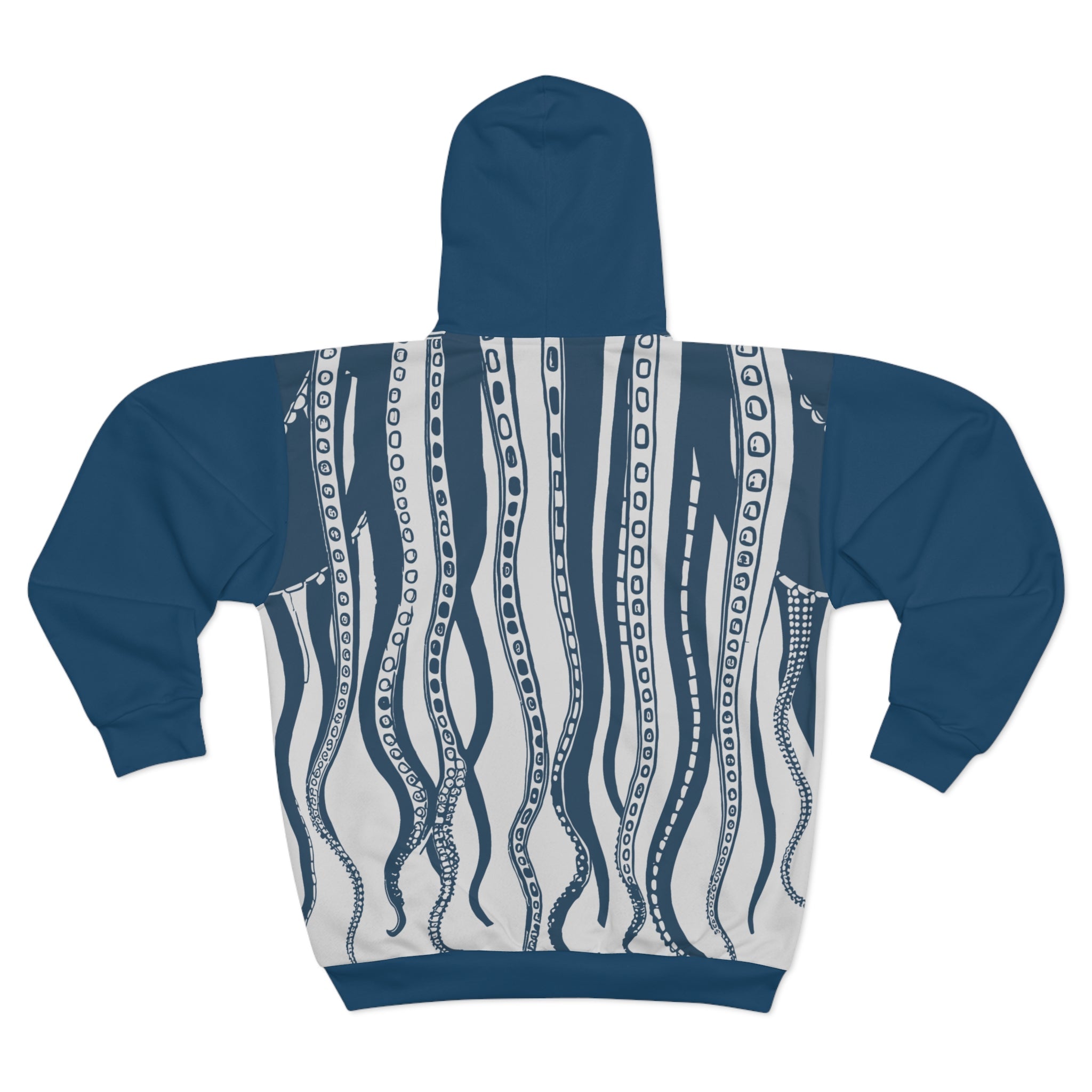 Downward Octopus Zip Hoodie