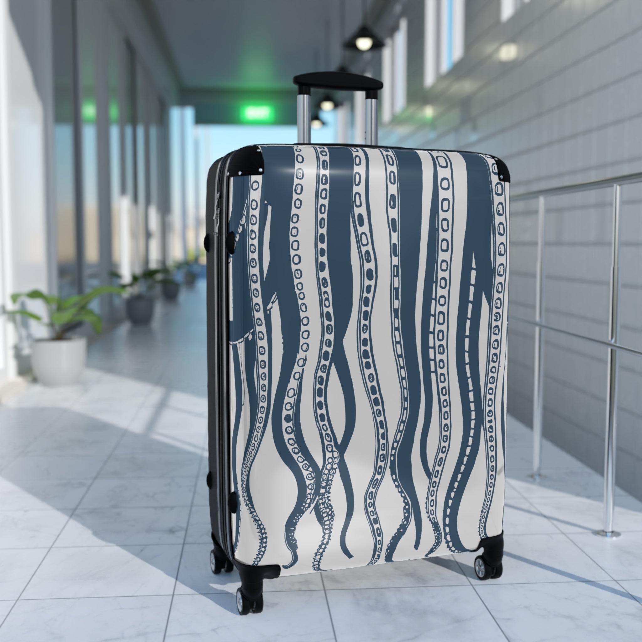 Downward Octopus Suitcase