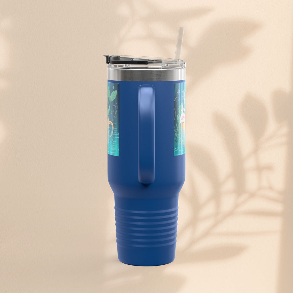 Charming Mermaid Insulated Travel Mug, 40oz - Perfect for Road Trips, Beach Days, and Gifts for Ocean Lovers, Travel Mug, Unique [...]