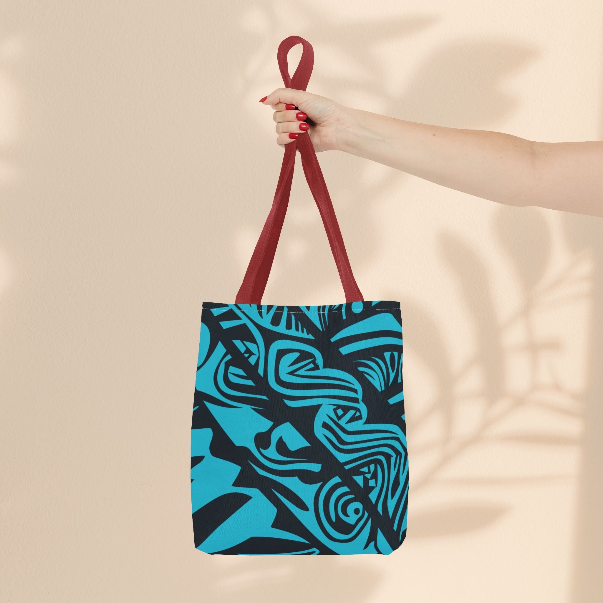 Blue Tribal Tote Bag