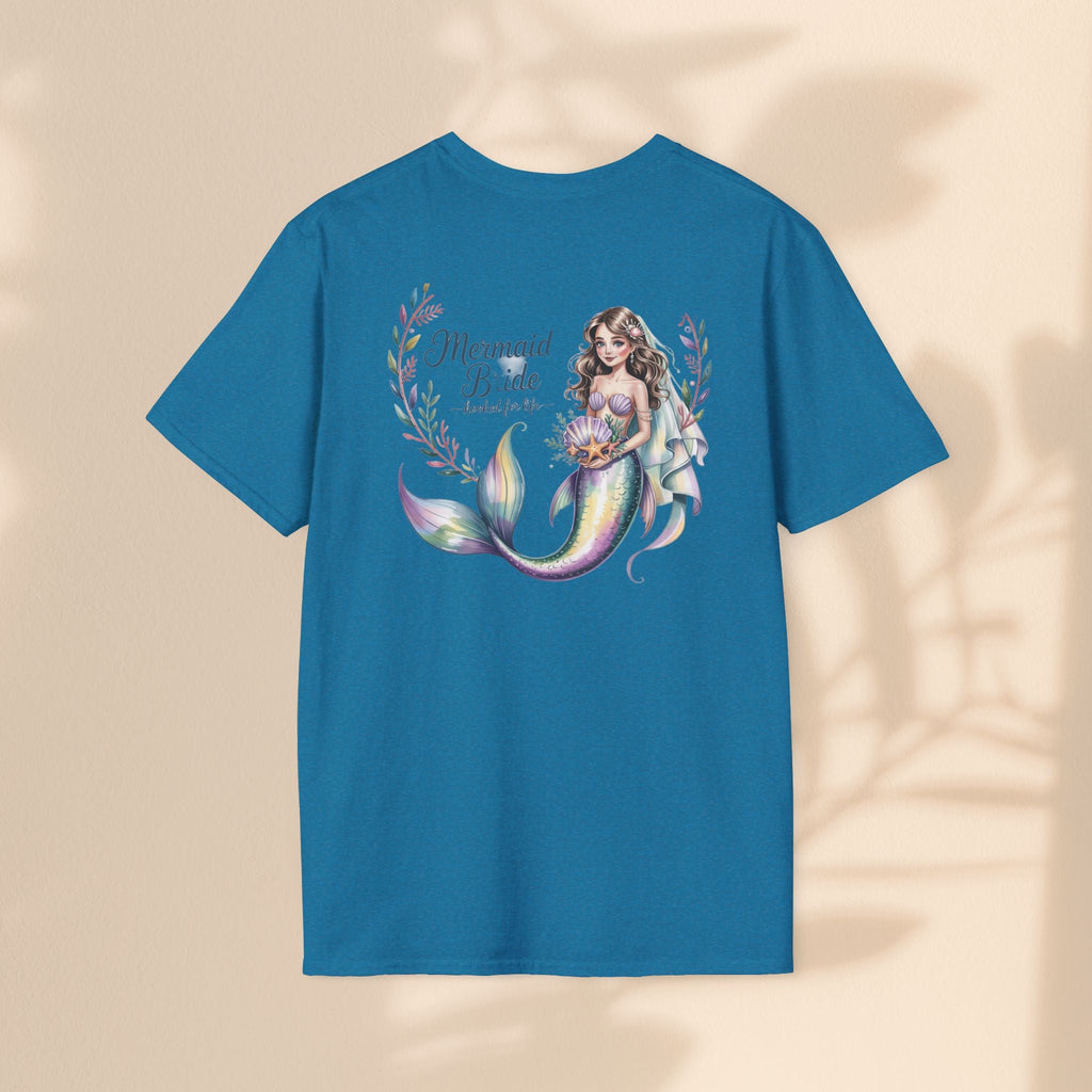 Mermaid Bride T-Shirt, Bridal Party Shirt, Destination Wedding Attire, Beach Wedding Gift, Under the Sea Themed Shirt
