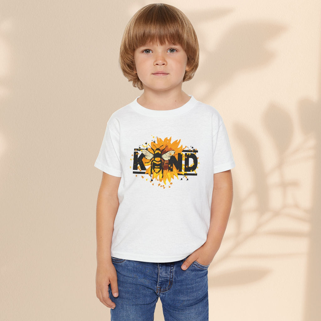 Heavy Cotton™ Toddler T-Shirt – Bee Kind | Sea Dragon Dreams