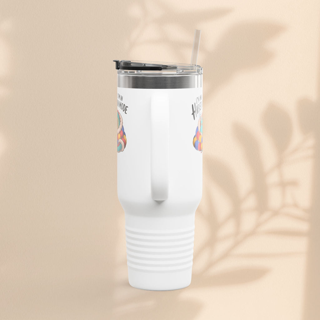I'm Not Lazy, I'm In Hibernation Mode Dragon Insulated Travel Mug, 40oz