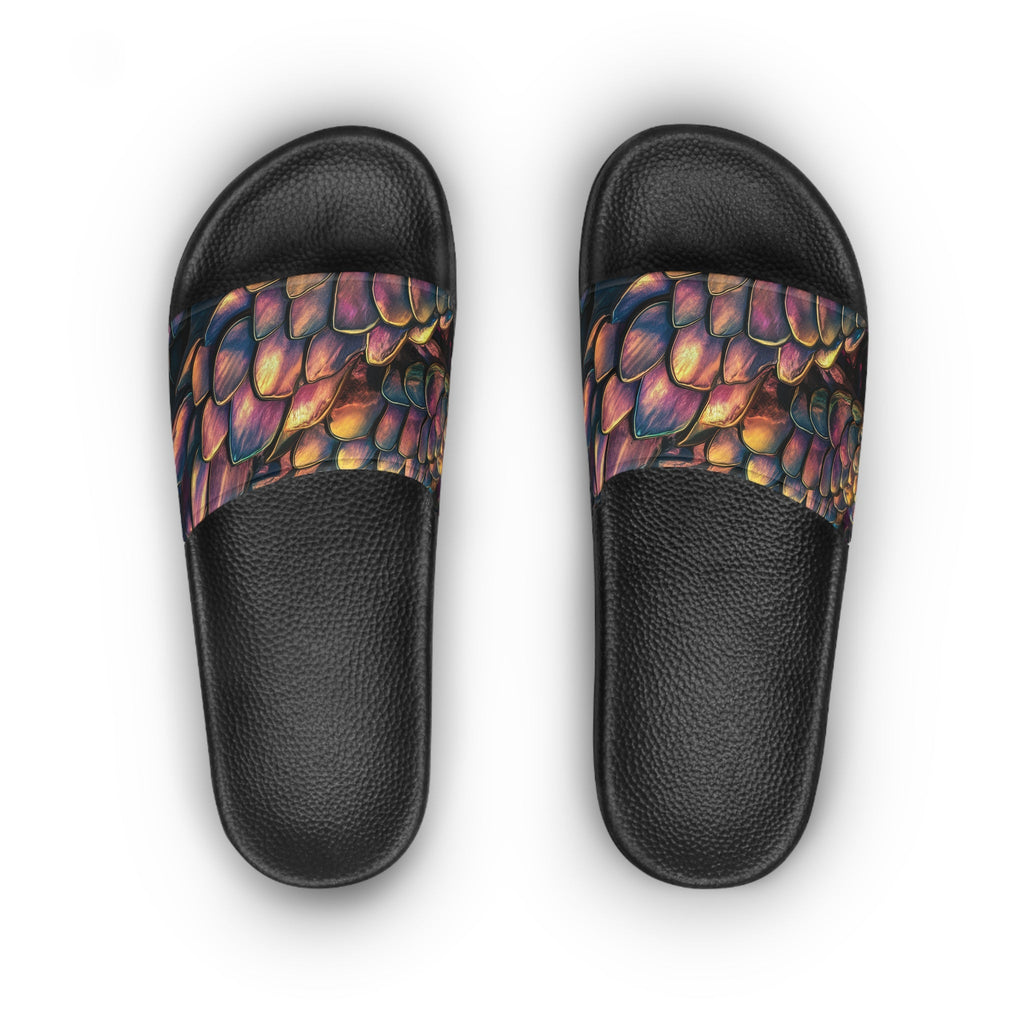 Mermaid & Dragon Scale Women's Slide Sandals — Beach Slides