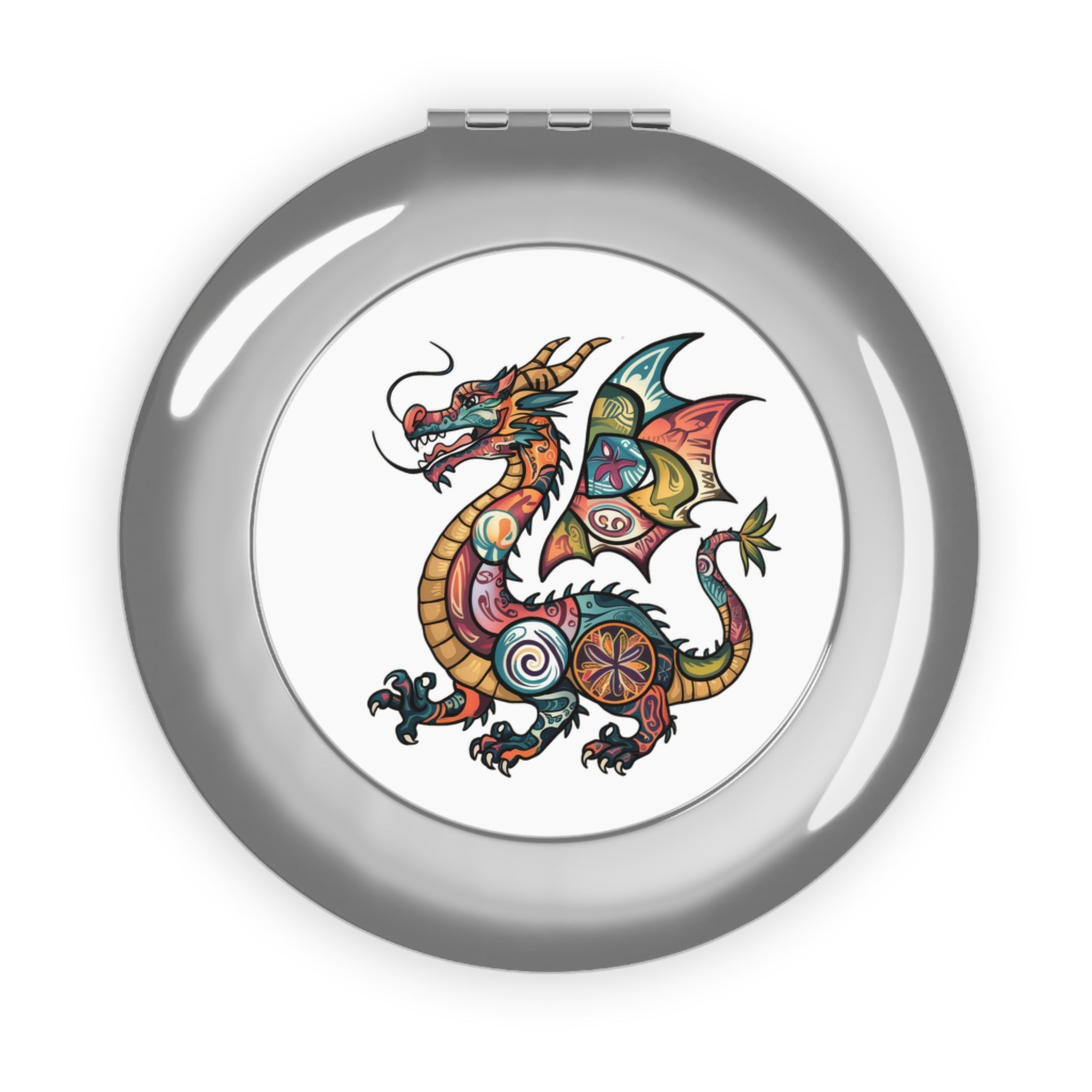 Compact Travel Mirror - Dragon Crest