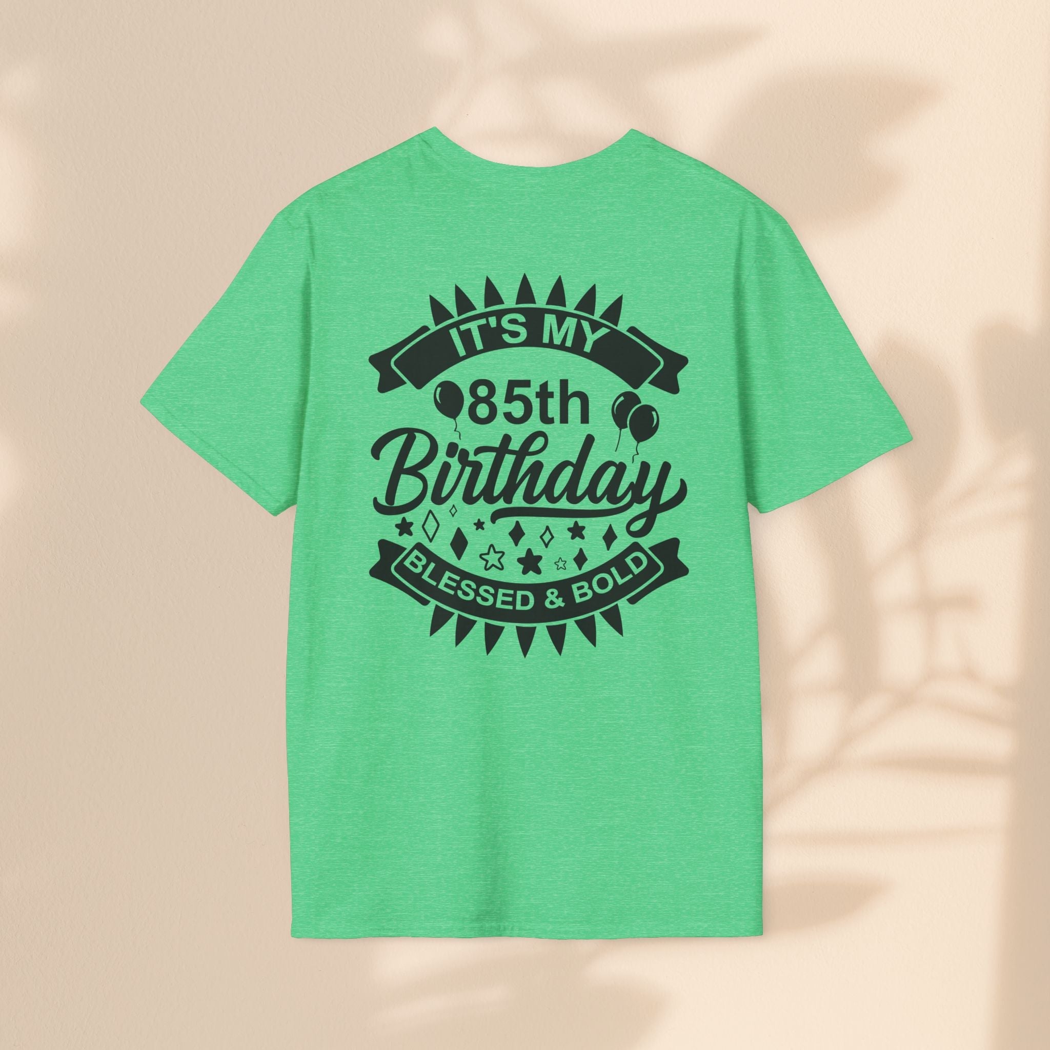 85th Birthday Celebration T-Shirt, Unisex Softstyle Tee for 85th Birthday, Milestone Birthday Gift, Birthday Party Outfit, Cute [...]