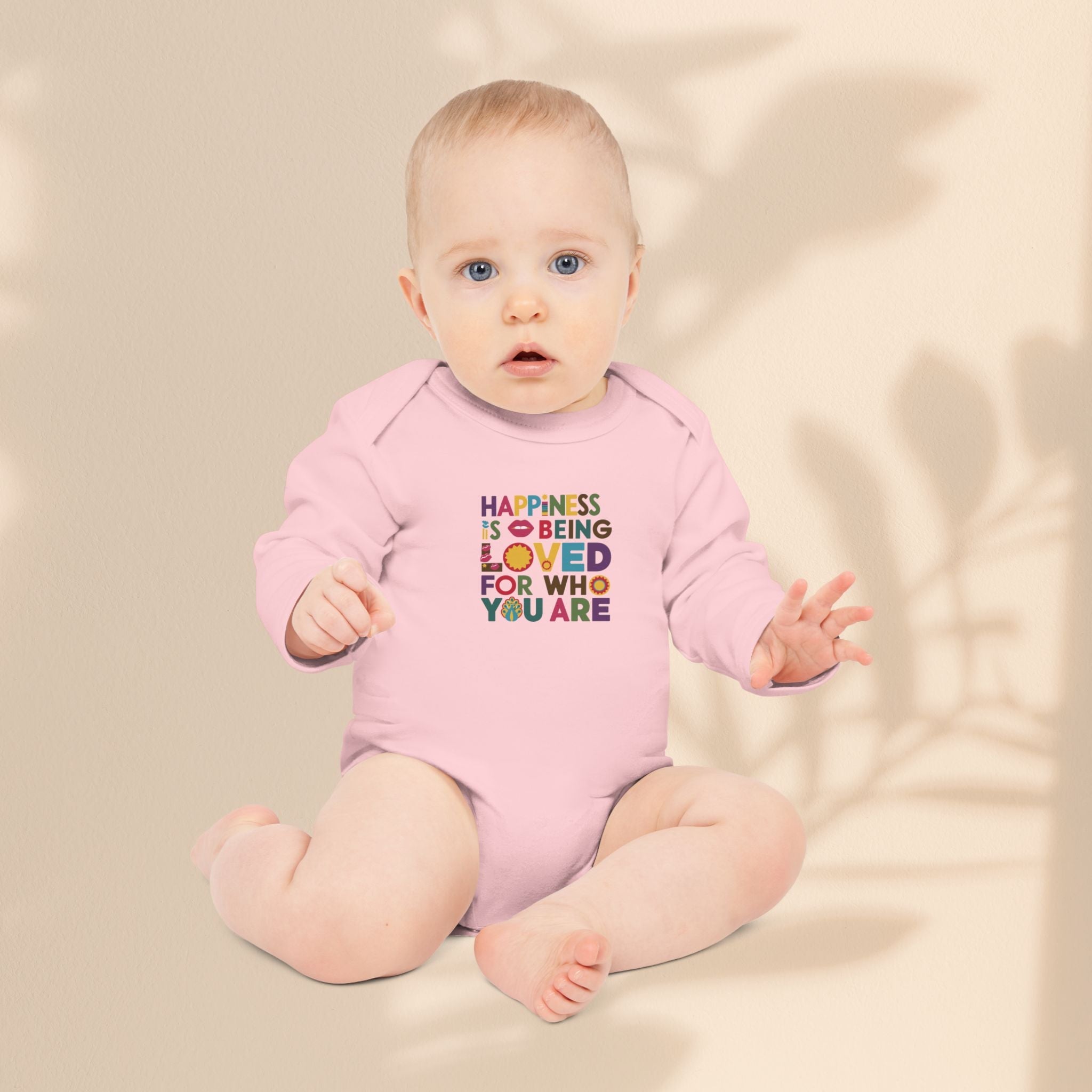 Loved For Who You Are Organic Baby Bodysuit | Baby Gift