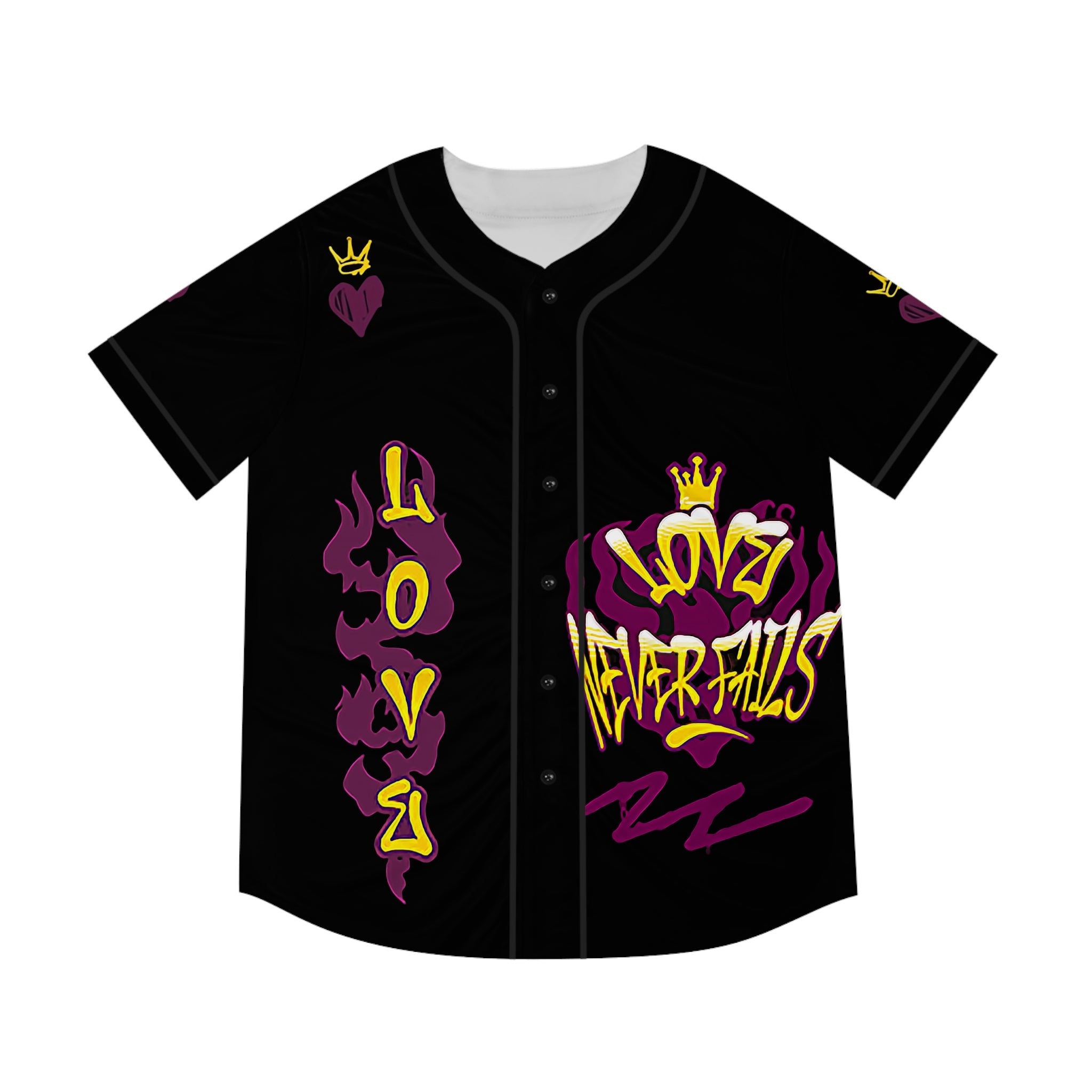 Men's Baseball Jersey  - Love Never Fails
