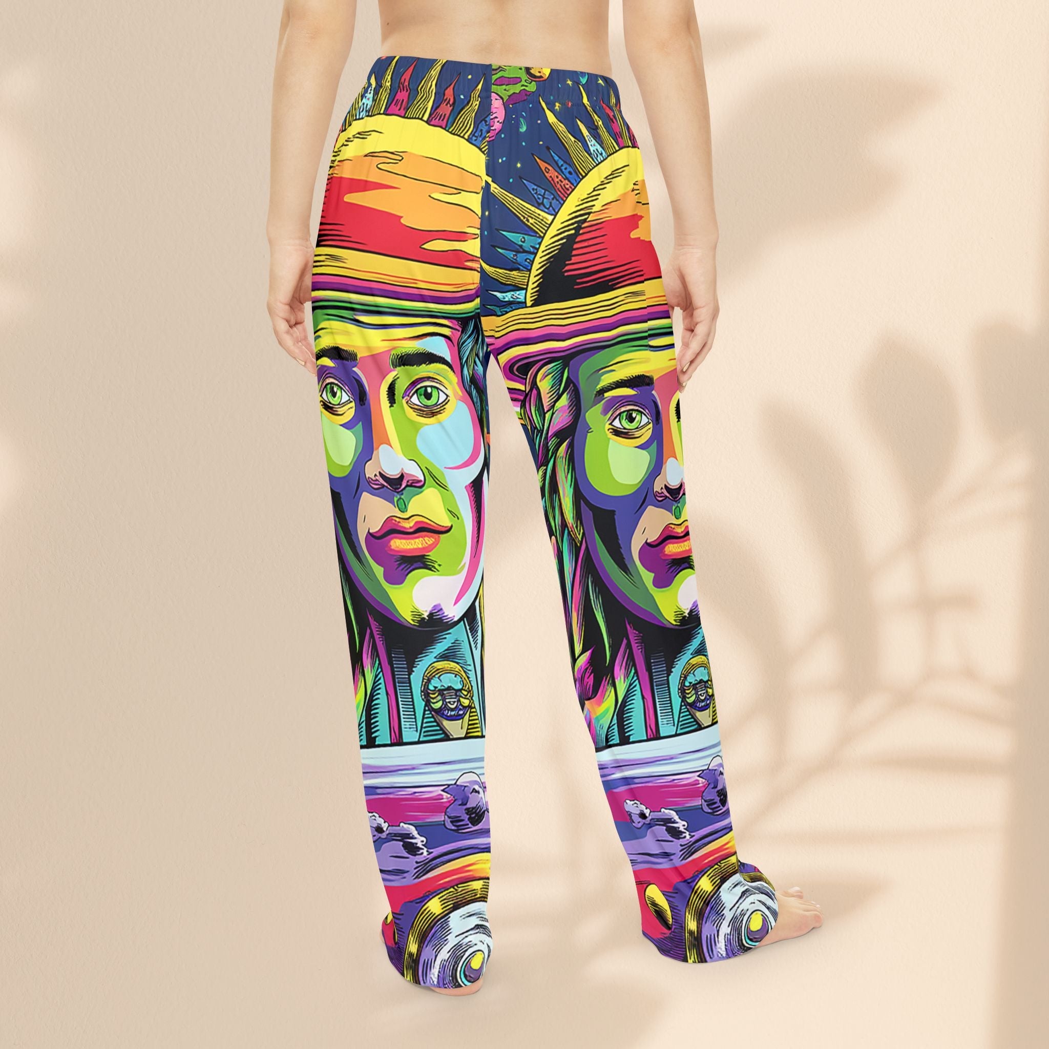 Cosmic Dreams Women's Pajama Pants | Colorful Space Art | Relaxation, Sleepwear, Gifts, Festival Wear, Lounge Style