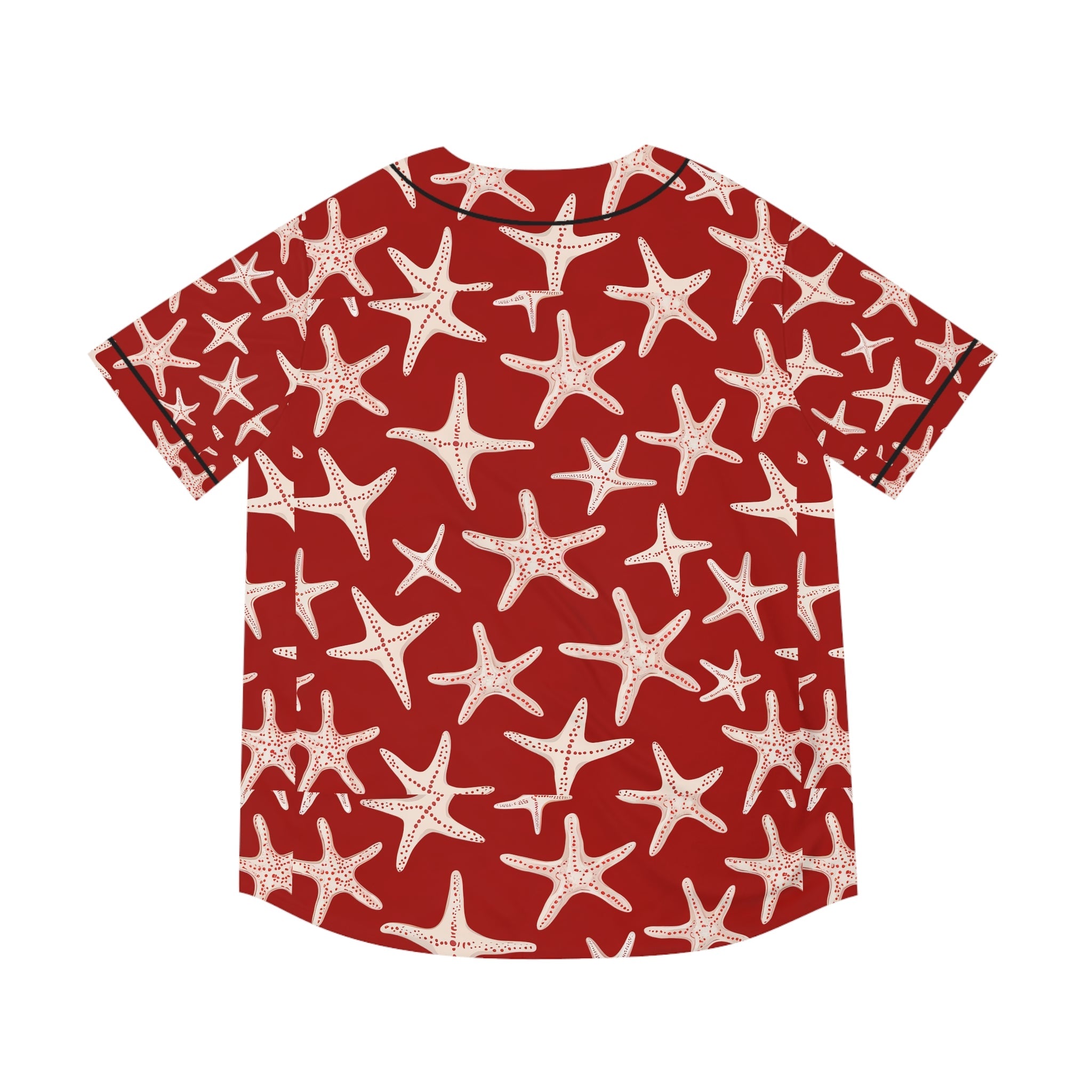 Men's Baseball Jersey  - Red Stars