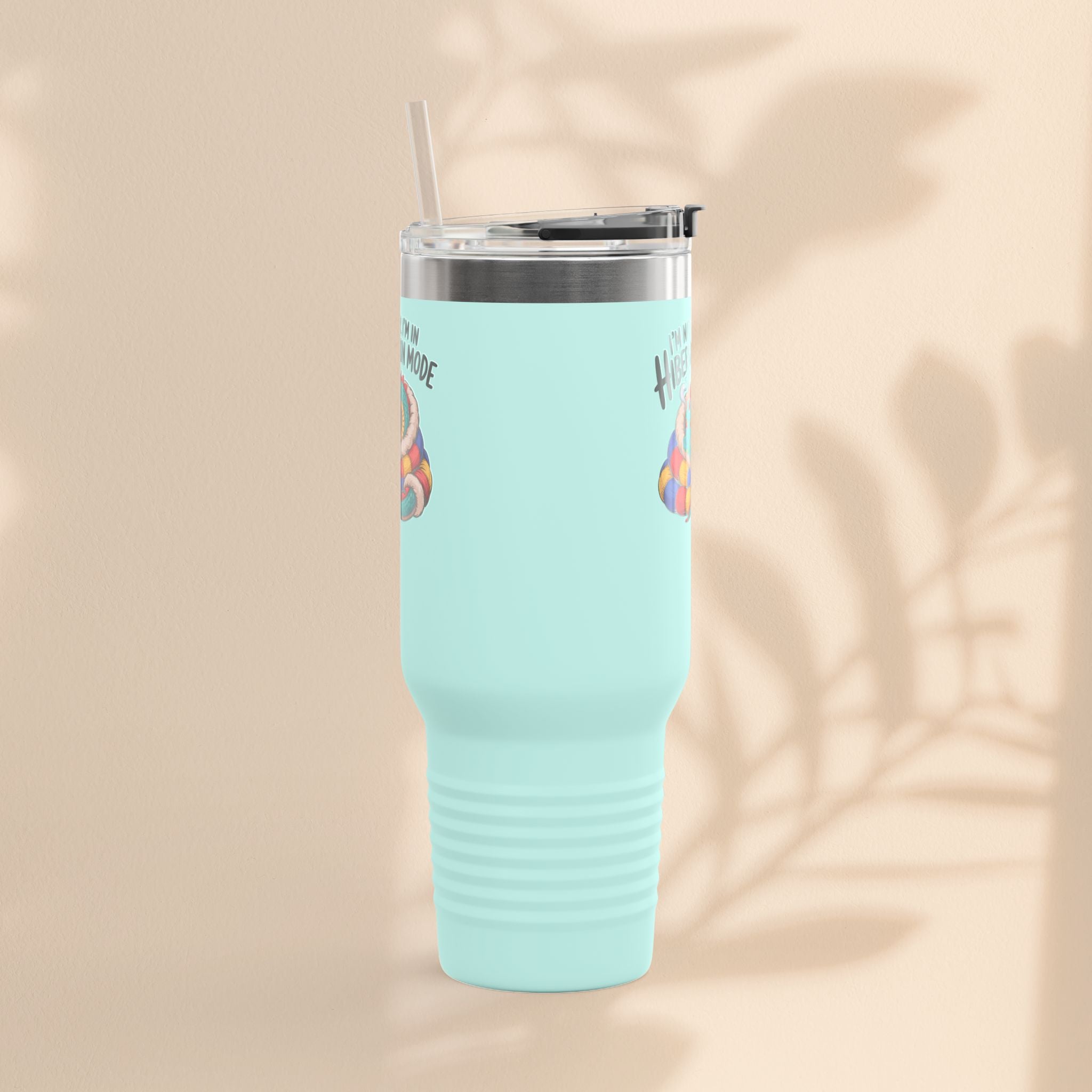 I'm Not Lazy, I'm In Hibernation Mode Dragon Insulated Travel Mug, 40oz
