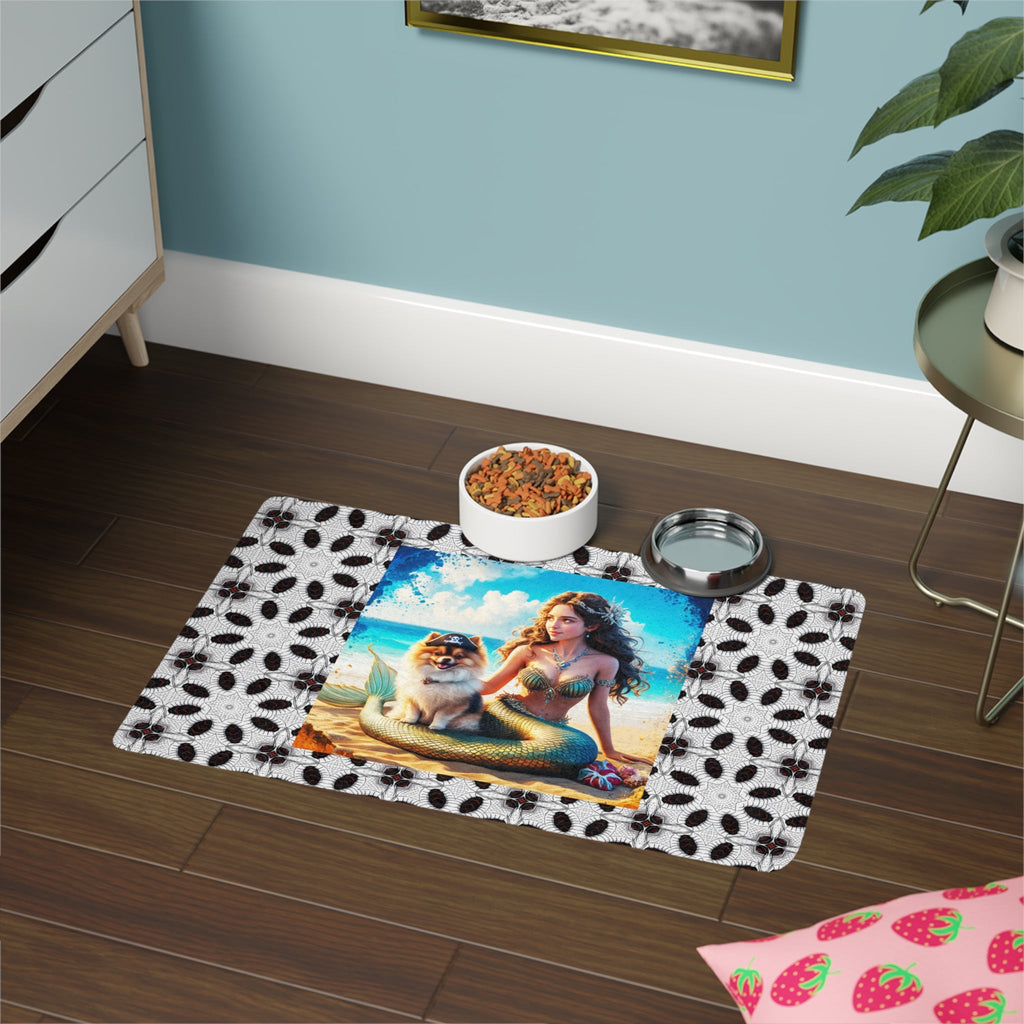 Beach Master Pet Food Mat | Non-Slip Feeding Mat