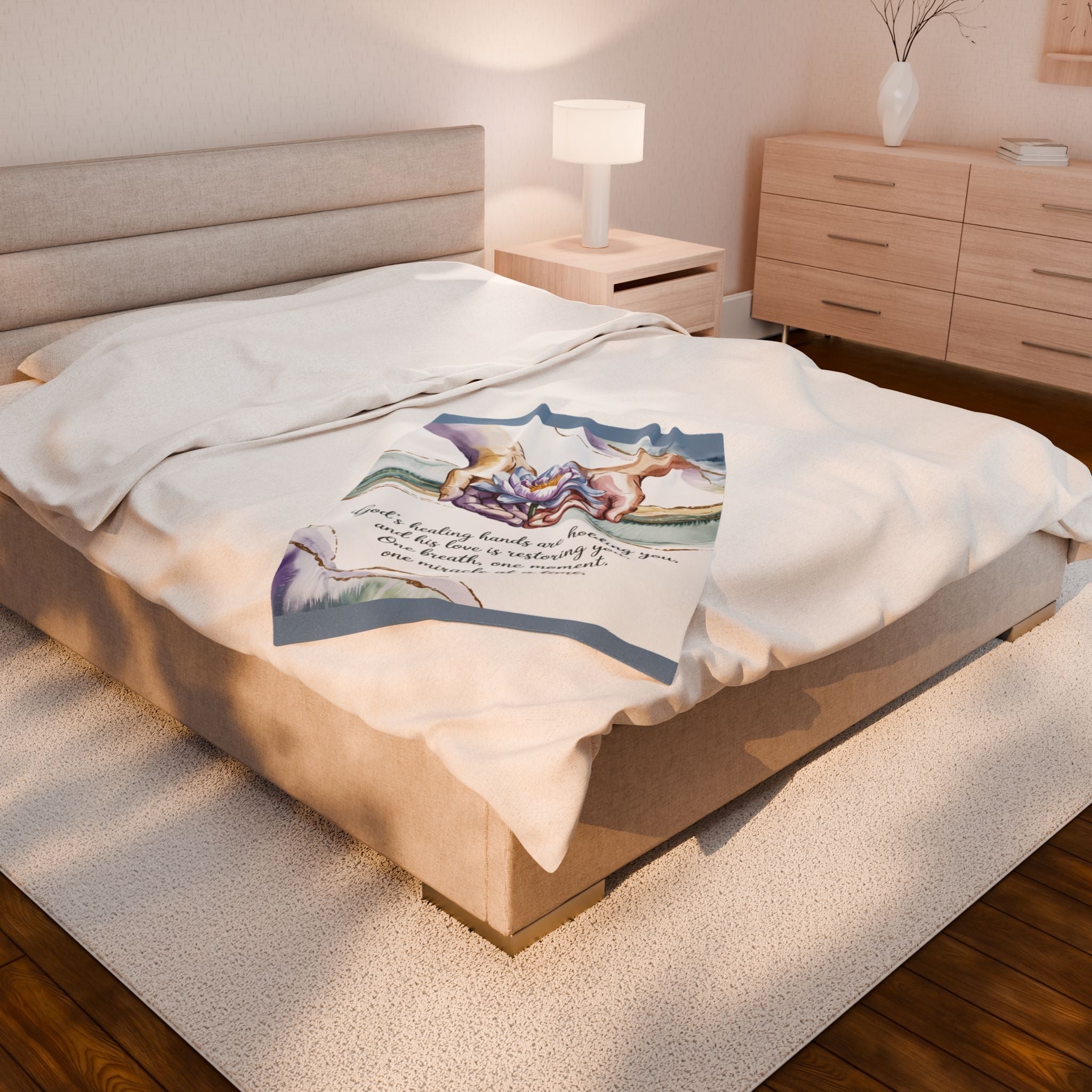 Miracles Healing Blanket – A Faith-Filled Gift of Comfort & Hope