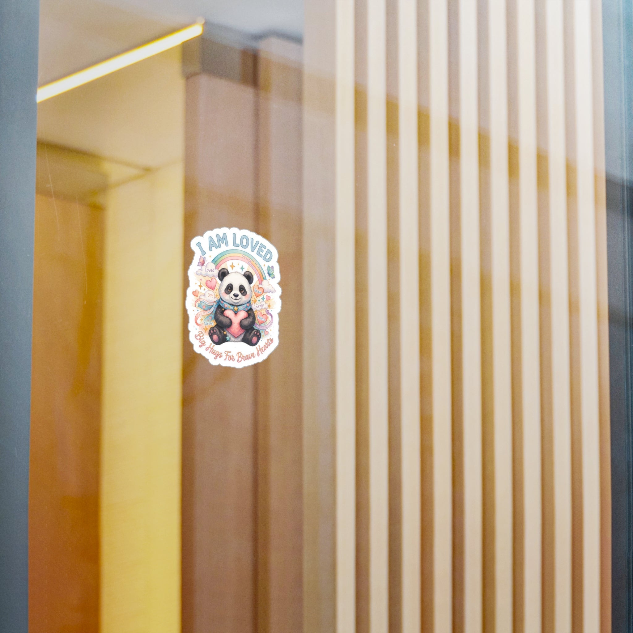 I Am Loved Panda Sticker | Brave Buddies™