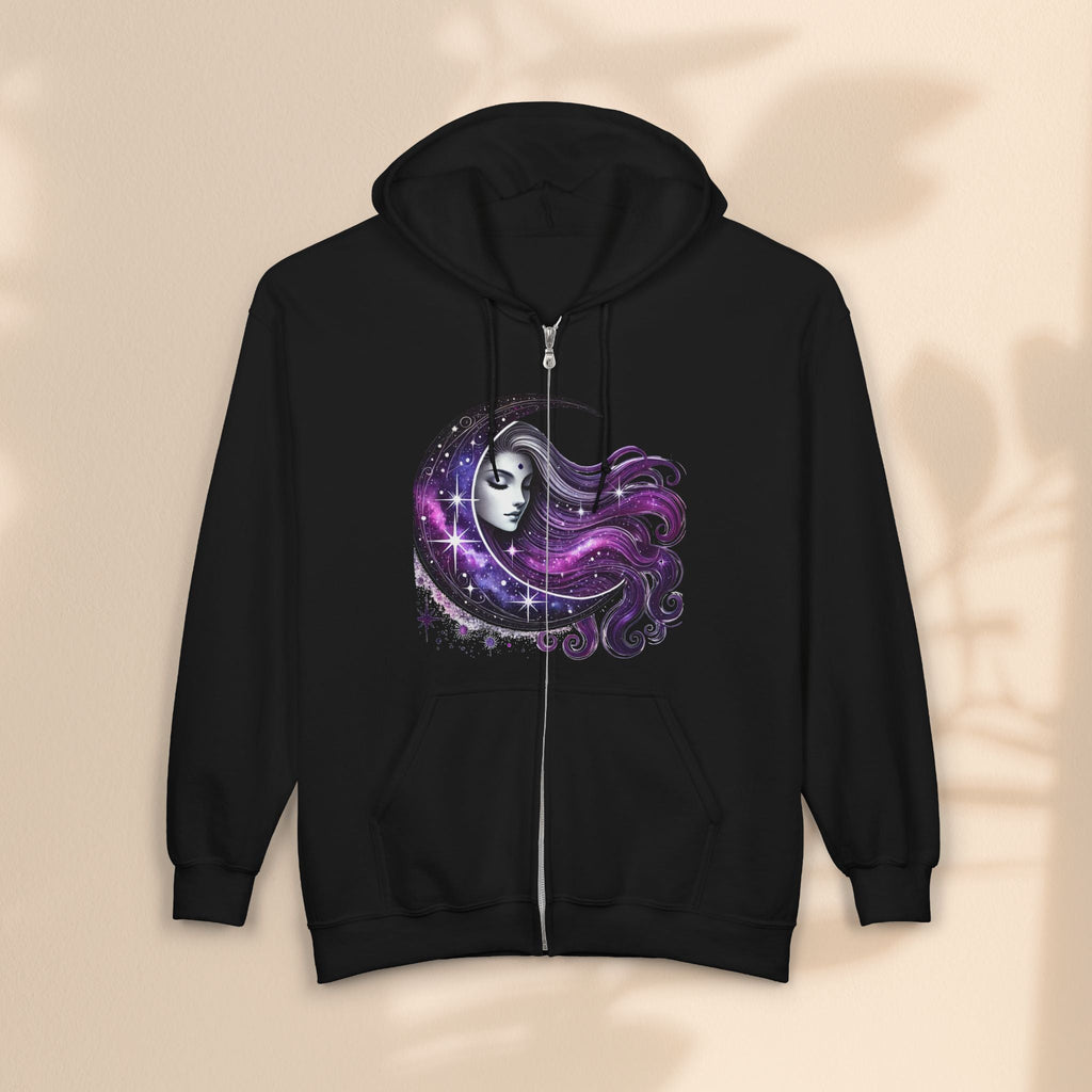 Moon Goddess - Unisex Heavy Blend™ Full Zip Hooded Sweatshirt