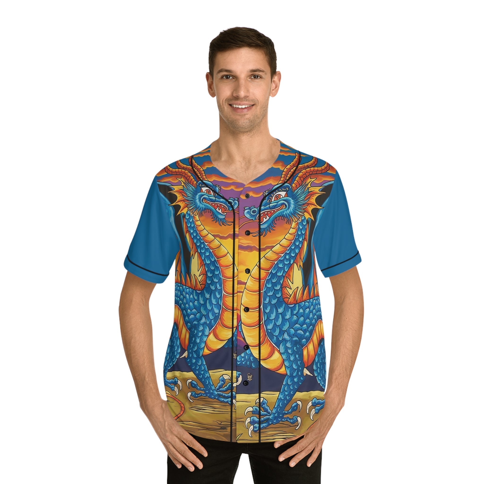 Men's Baseball Jersey - Mexican Dragon Vision