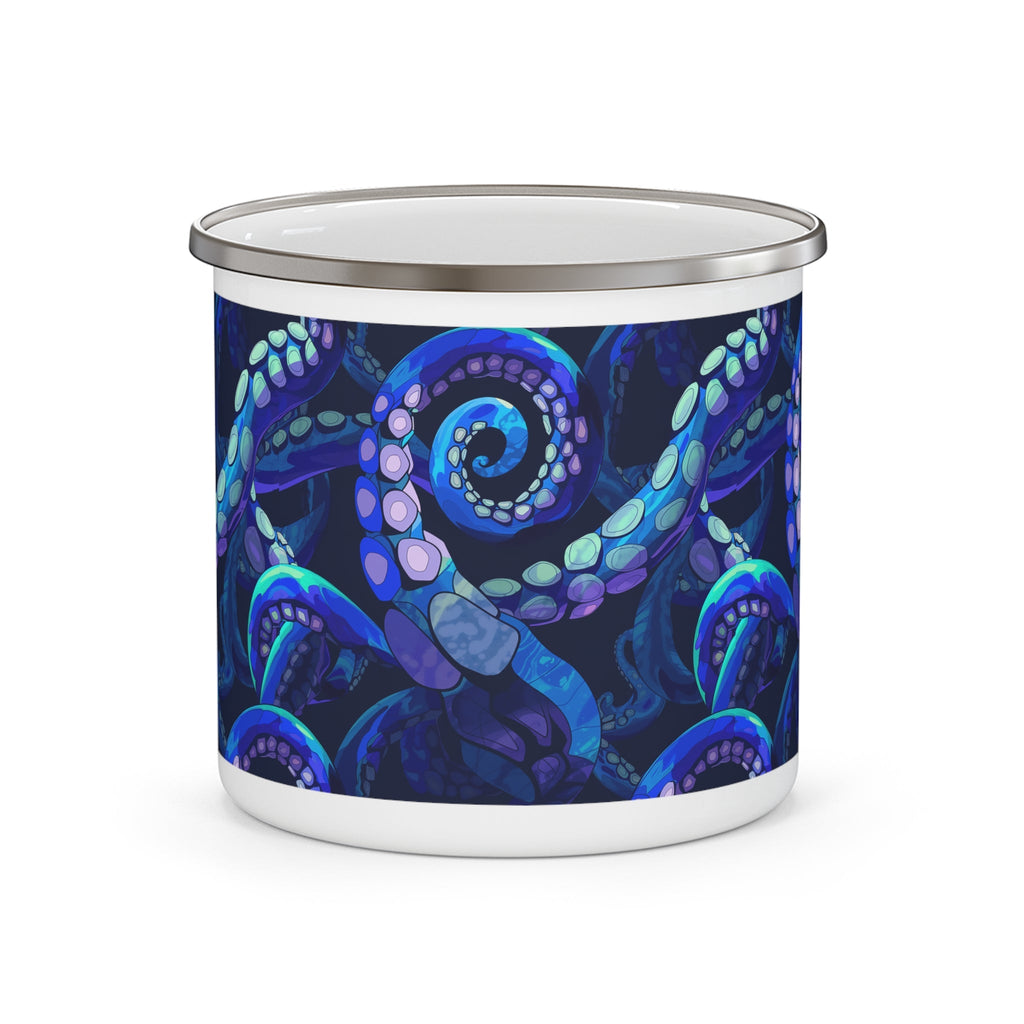 Enamel Camping Mug - Octopus Delight