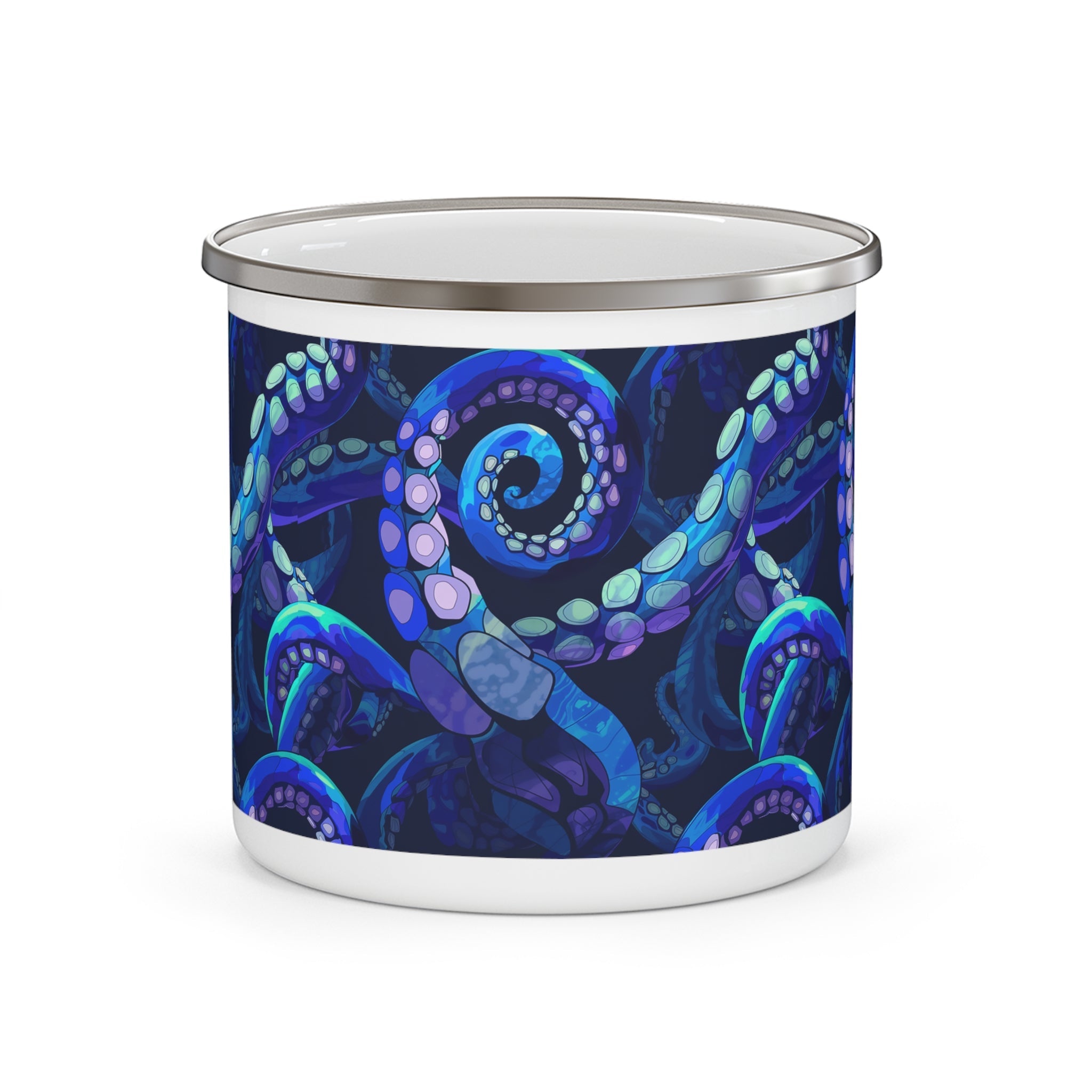 Enamel Camping Mug - Octopus Delight