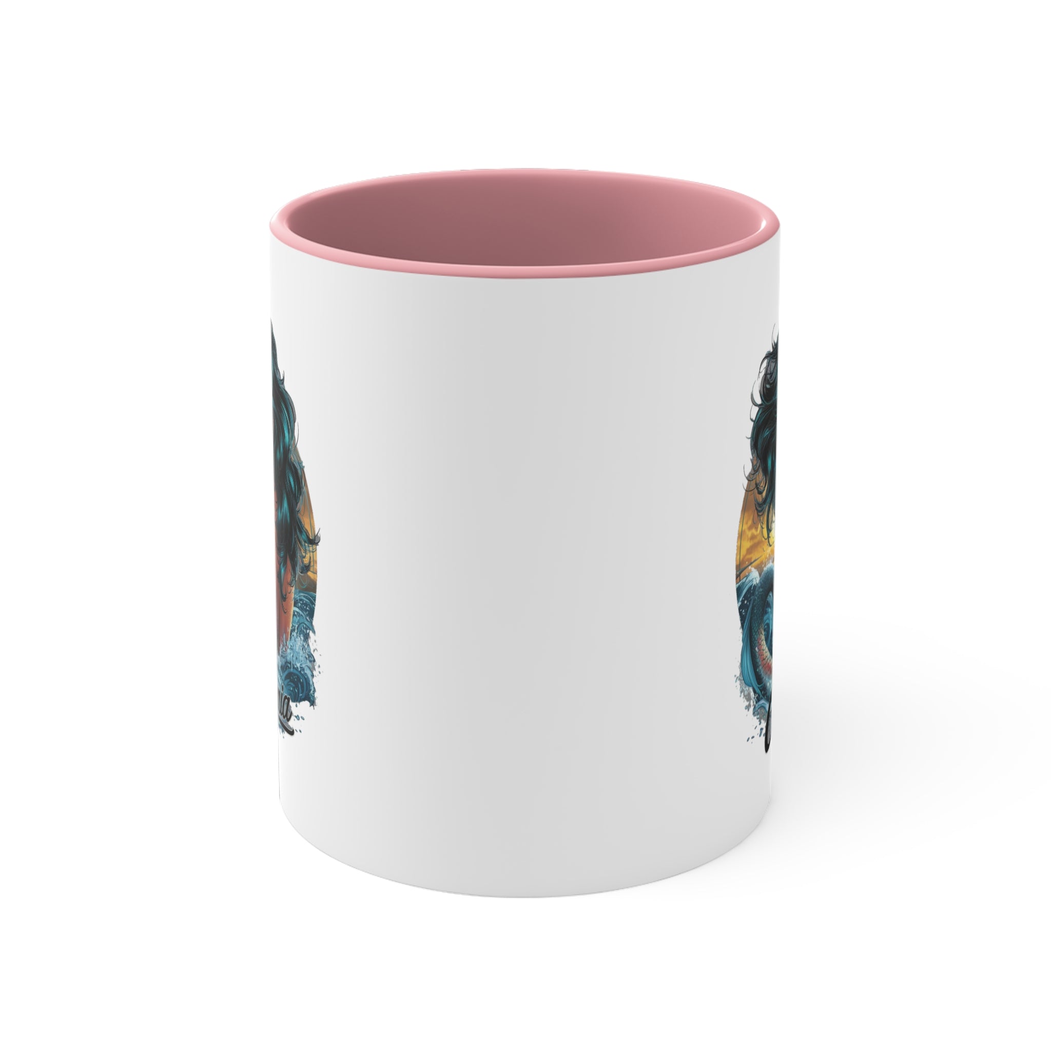 California Mermaid 11oz Accent Mug – Coastal Coffee Cup