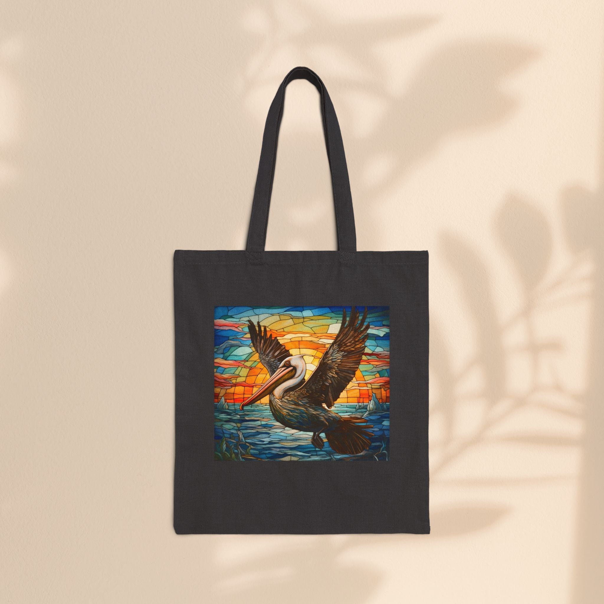 Pelican Canvas Tote Bag