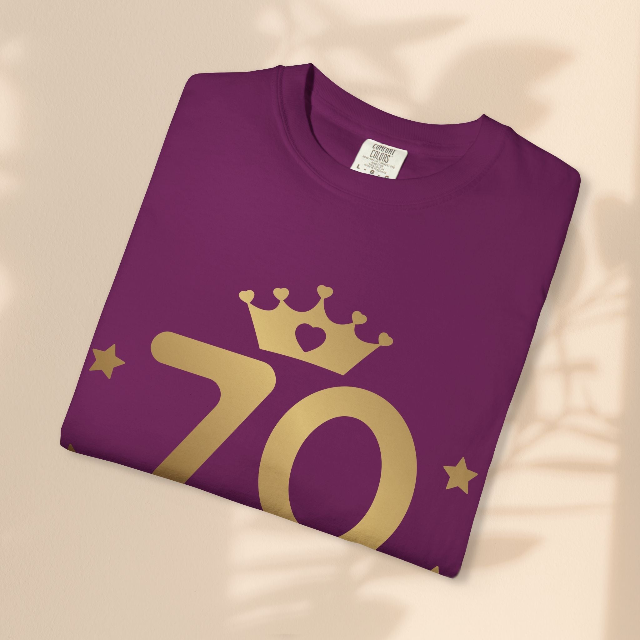 70 and Fabulous Unisex Garment-Dyed T-shirt | Birthday Celebration Tee, Gift for 70th Birthday, Vintage Style Shirt, Fun Party Wear, [...]