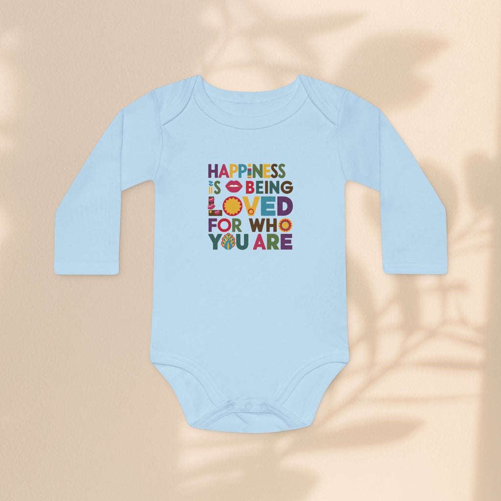Loved For Who You Are Organic Baby Bodysuit | Baby Gift