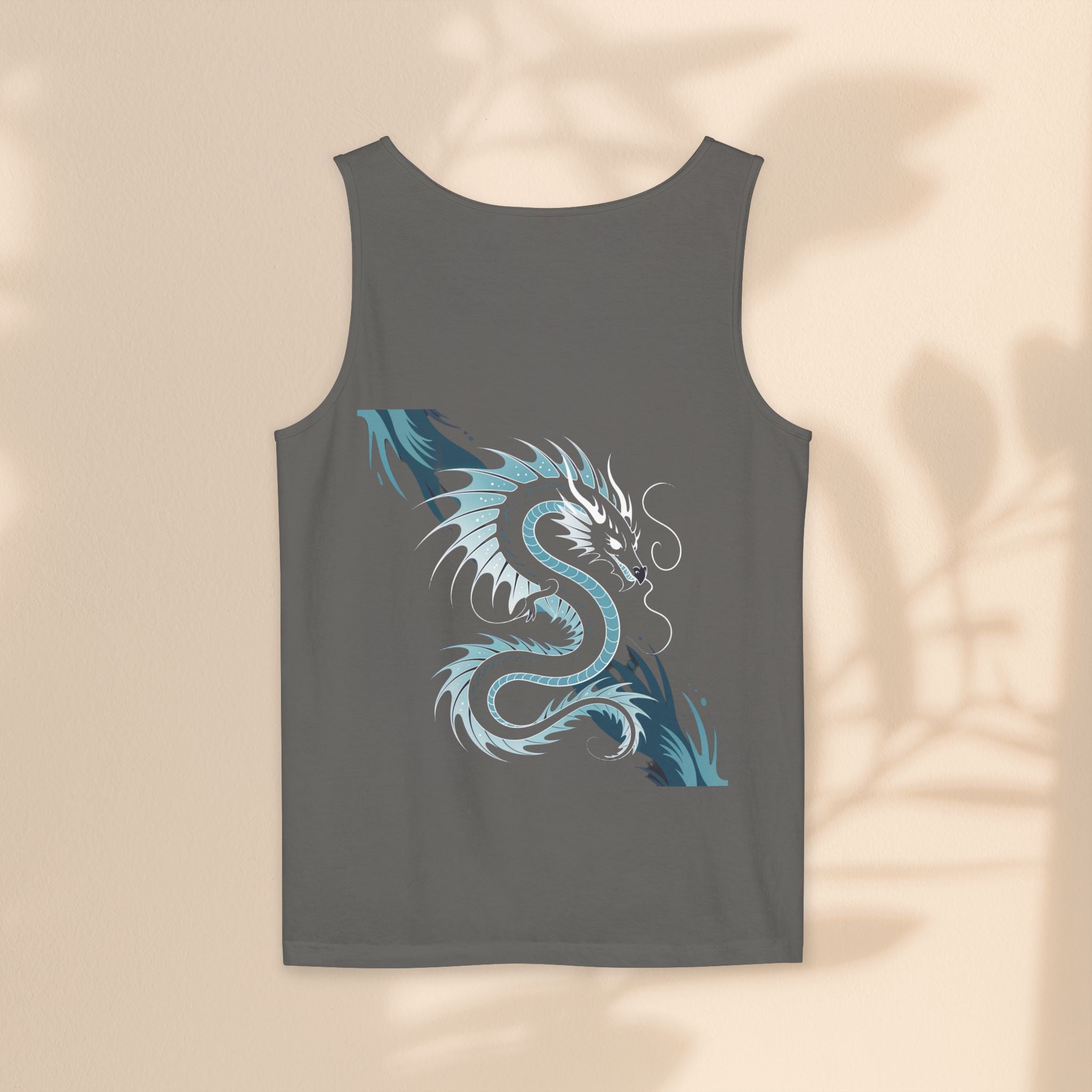 Dragon Art Unisex Tank Top - Stylish Summer Wear, Festival Apparel, Gift for Art Lovers, Beach Outfits, Cool Graphic Shirt