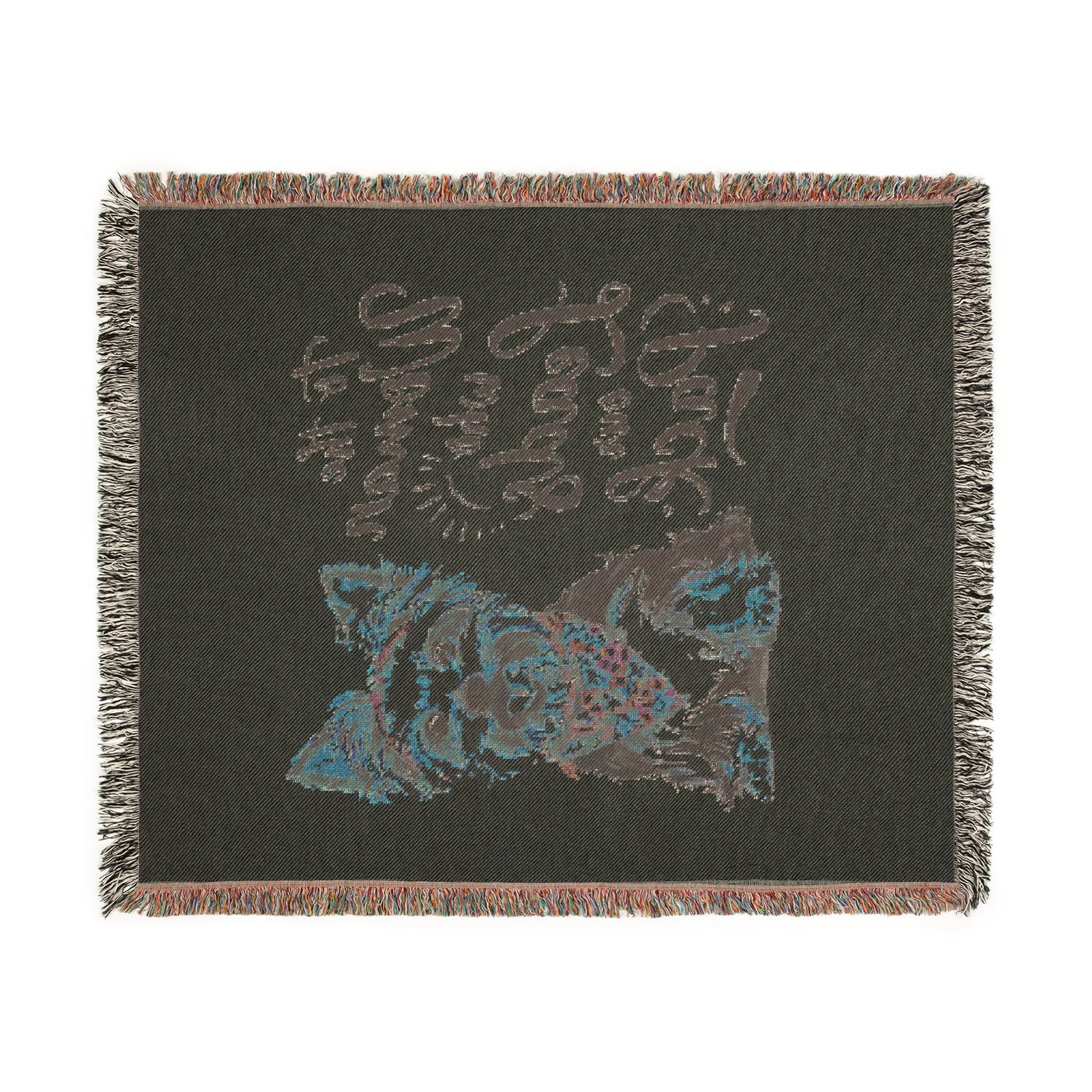 For the Woman Who Leads the Pack – Cozy Woven Blanket for Dog Lovers