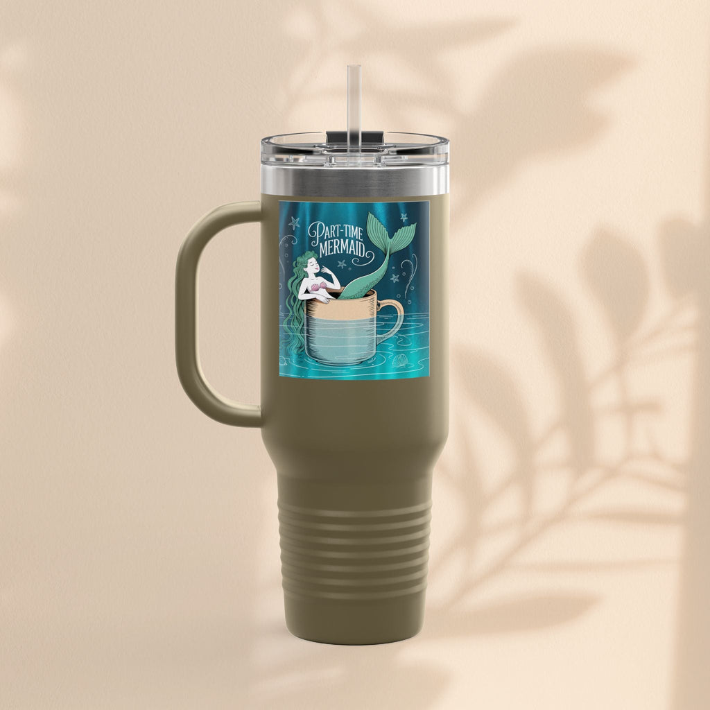 Charming Mermaid Insulated Travel Mug, 40oz - Perfect for Road Trips, Beach Days, and Gifts for Ocean Lovers, Travel Mug, Unique [...]
