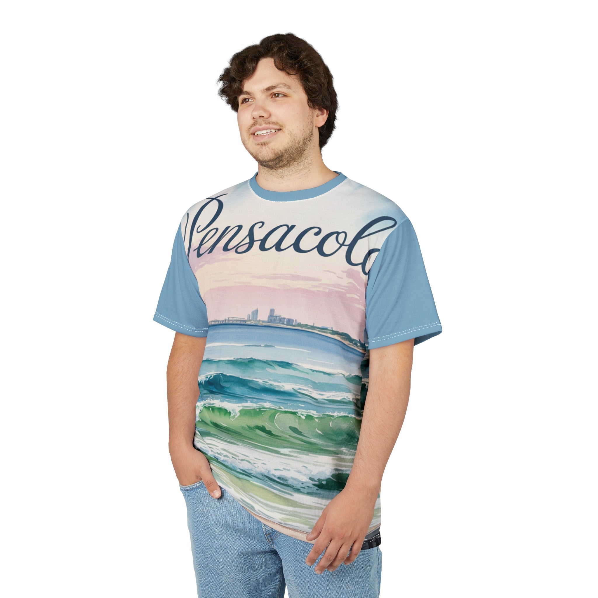 Beach Vibes Unisex Cut & Sew Tee - Pensacola Ocean Design