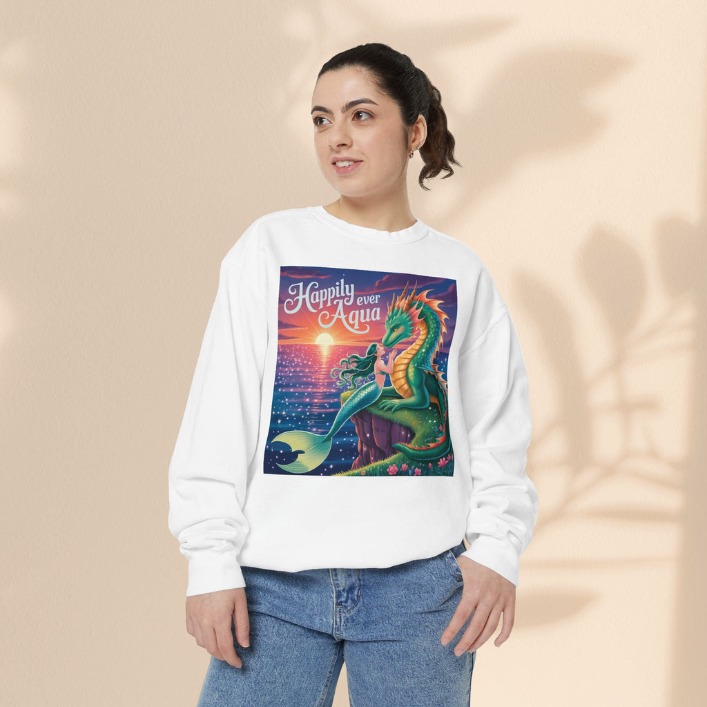 Happily Ever Aqua Sweatshirt, Unisex Garment-Dyed Pullover, Cozy Sweatshirt for Ocean Lovers, Ideal Gift for Fantasy Fans, Perfect for [...]