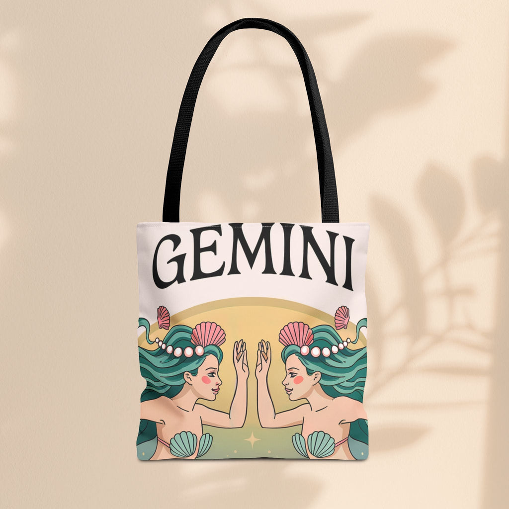 Gemini Zodiac Tote Bag, Astrological Bag, Personalized Gift, Astrology Lover, Horoscope Accessory, Birthday Present