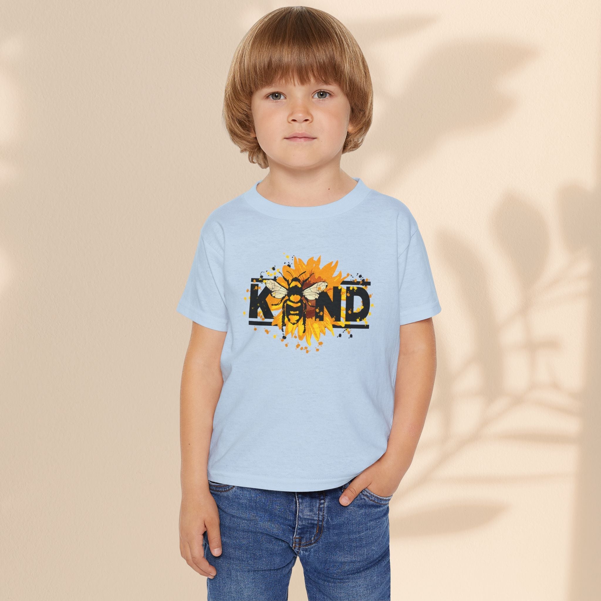 Heavy Cotton™ Toddler T-Shirt – Bee Kind | Sea Dragon Dreams