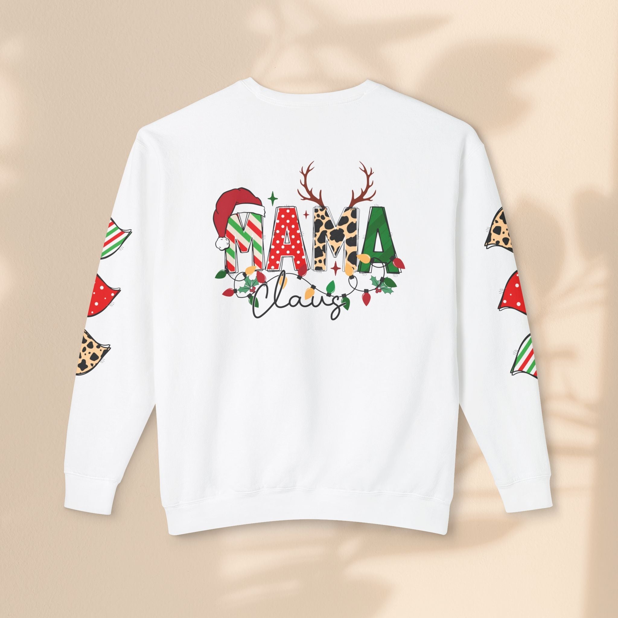 Mama Claus - Women's Lightweight Crewneck Sweatshirt