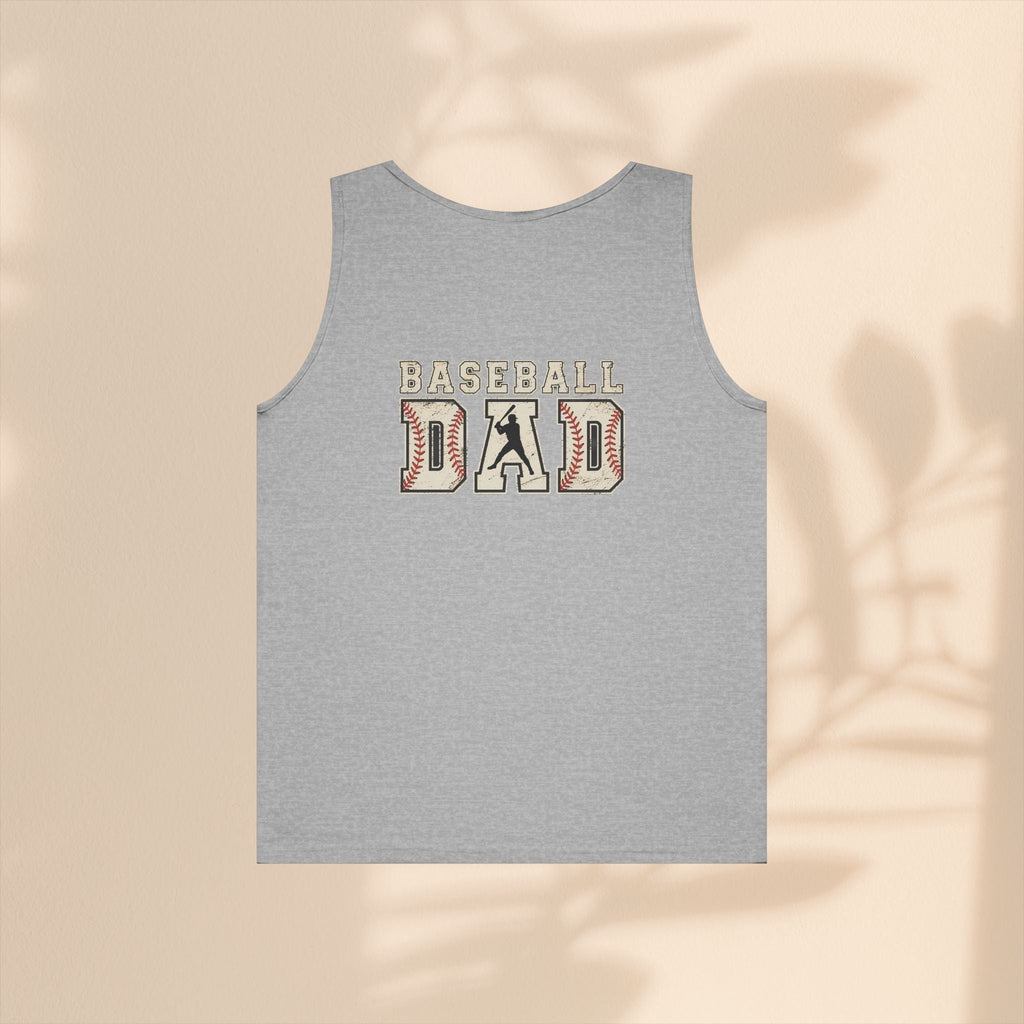 Baseball Dad Tank Top | Men’s Cotton Tank for Game Day & BBQ
