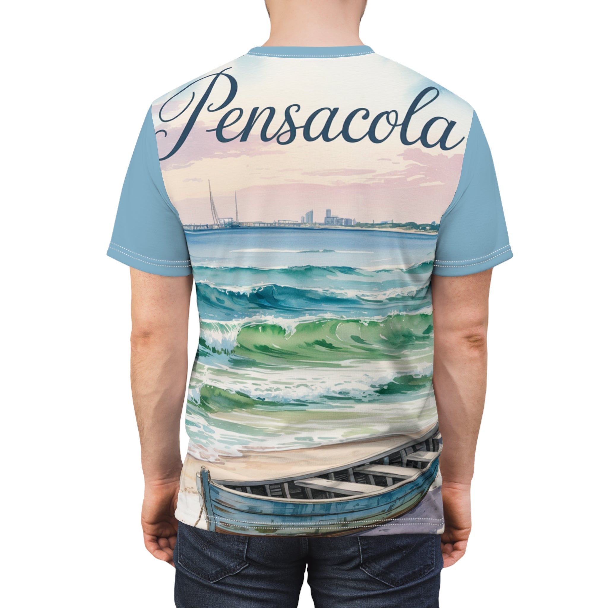 Beach Vibes Unisex Cut & Sew Tee - Pensacola Ocean Design