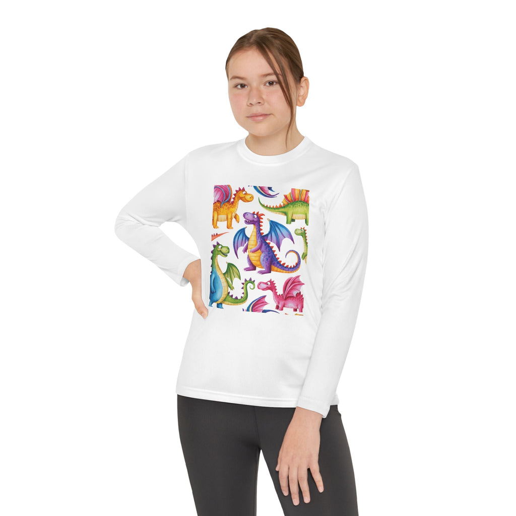 Dragon Party Youth Long Sleeve Competitor Tee
