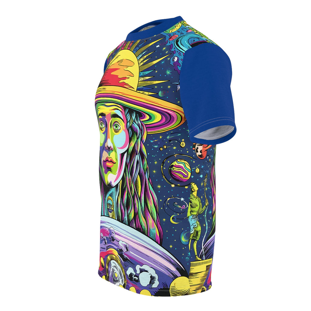 Cosmic Sun & Planets Unisex Graphic T-Shirt
