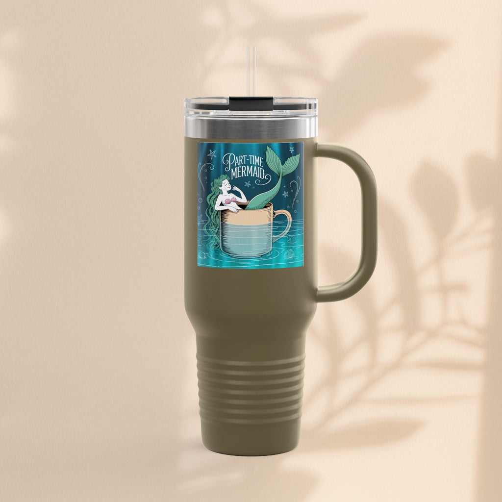 Charming Mermaid Insulated Travel Mug, 40oz - Perfect for Road Trips, Beach Days, and Gifts for Ocean Lovers, Travel Mug, Unique [...]