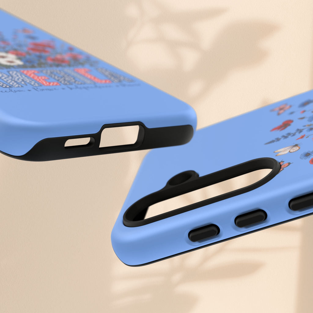 Floral America Phone Case - Tough Cases for Style & Protection