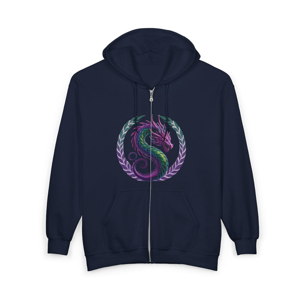 Dragon's Heart - Unisex Heavy Blend™ Full Zip Hooded Sweatshirt
