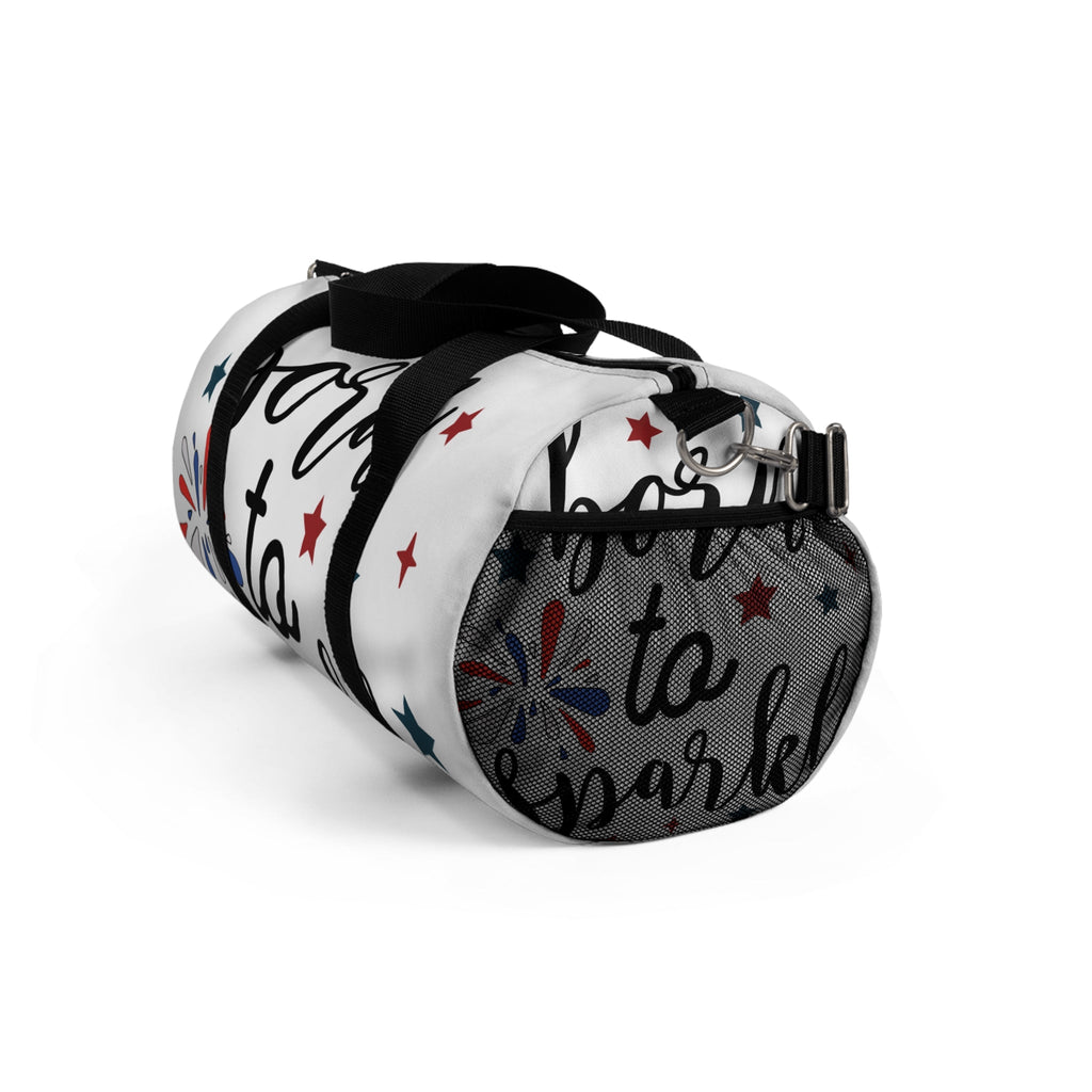 Born to Sparkle Duffel Bag – Stylish Gym and Travel Bag
