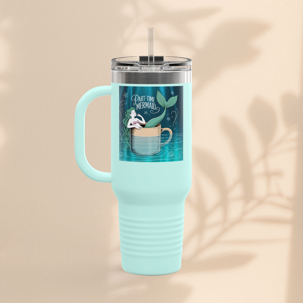 Charming Mermaid Insulated Travel Mug, 40oz - Perfect for Road Trips, Beach Days, and Gifts for Ocean Lovers, Travel Mug, Unique [...]