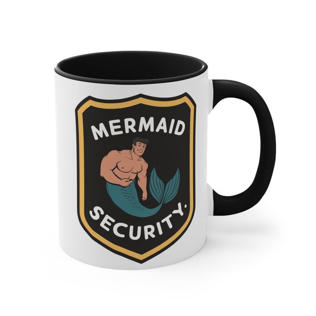 Mermaid Security Accent Mug – Funny Ocean Gift